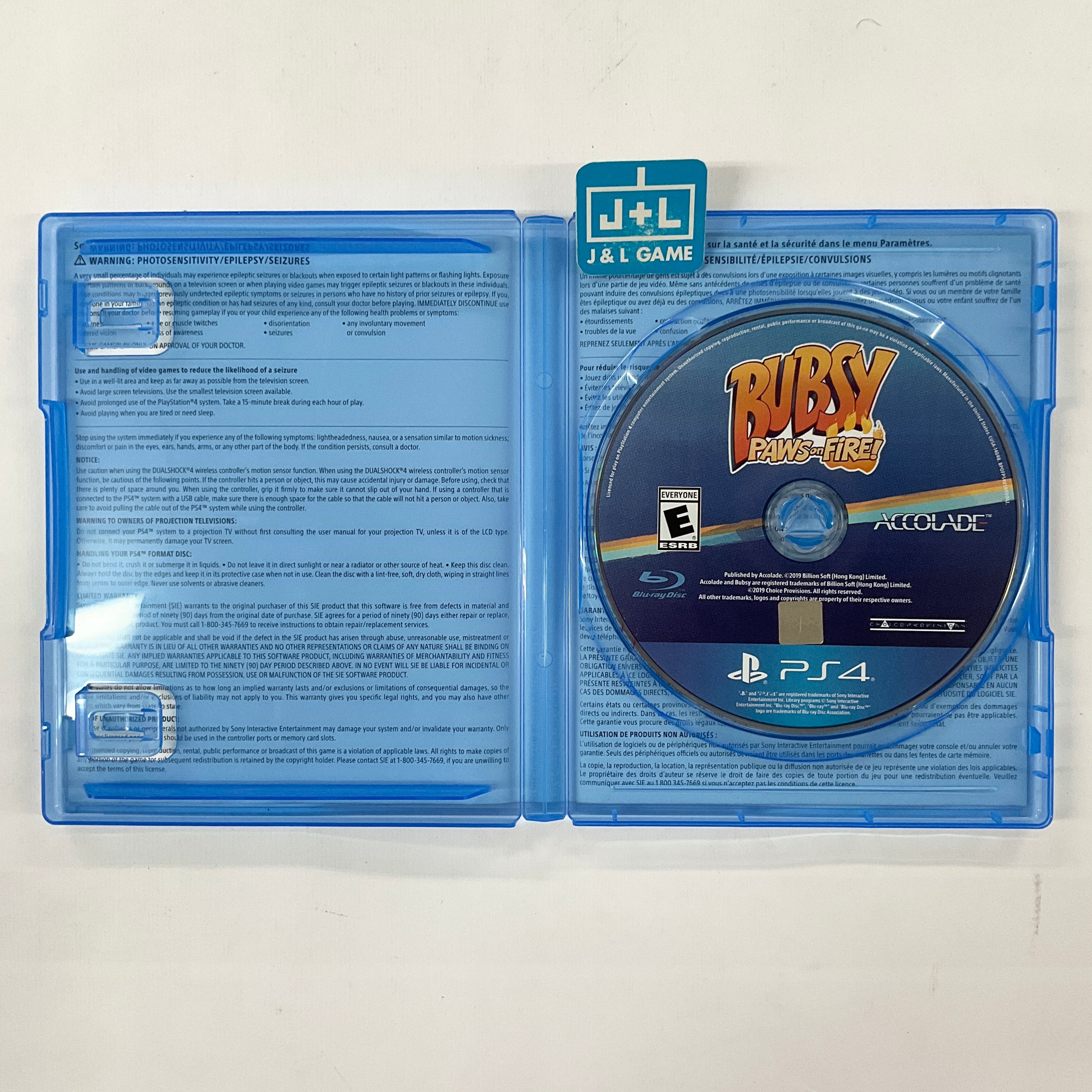 Bubsy Paws on Fire! - (PS4) PlayStation 4 [Pre-Owned] Video Games Accolade   
