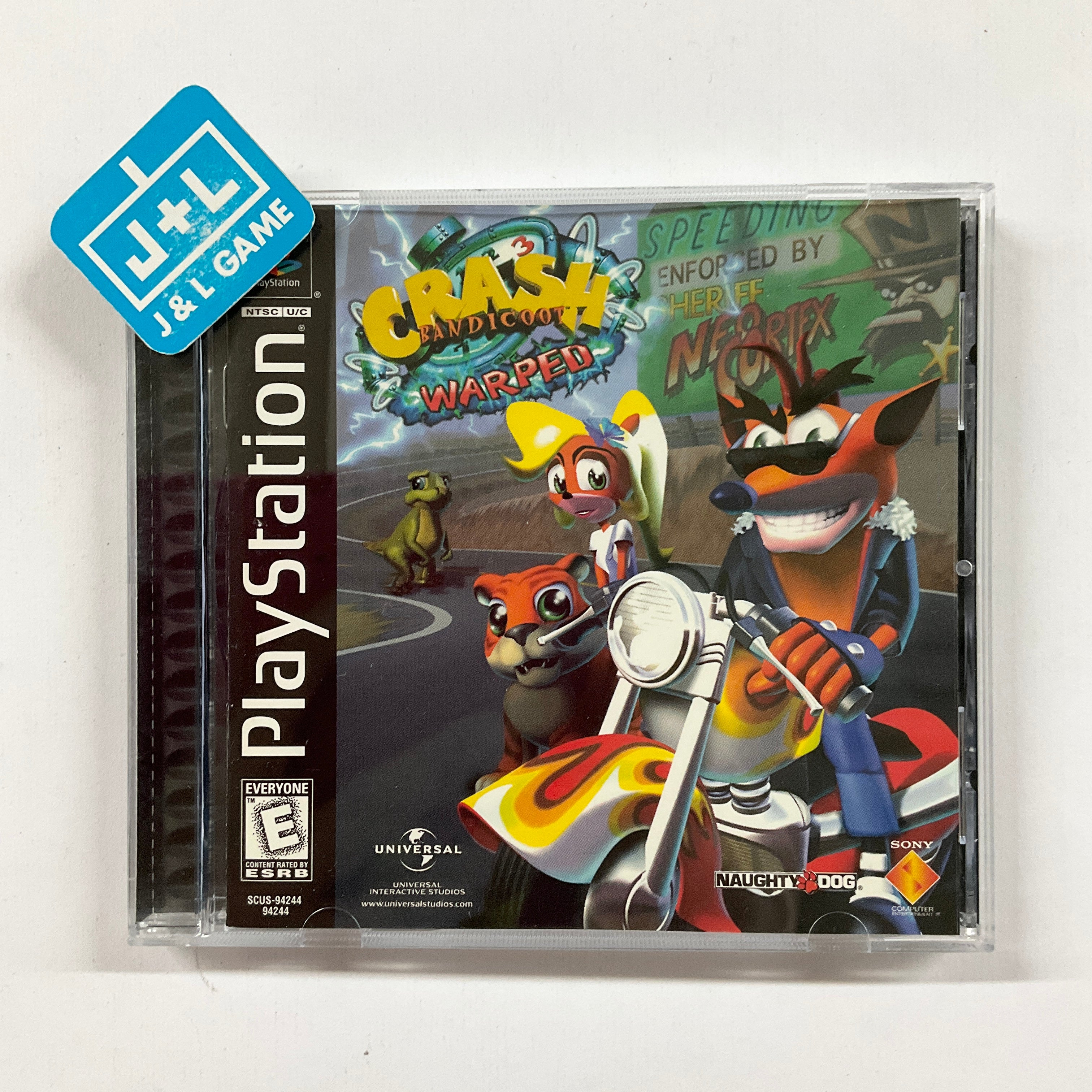 Crash Bandicoot 3: Warped  - (PS1) PlayStation 1 [Pre-Owned] Video Games SCEA   