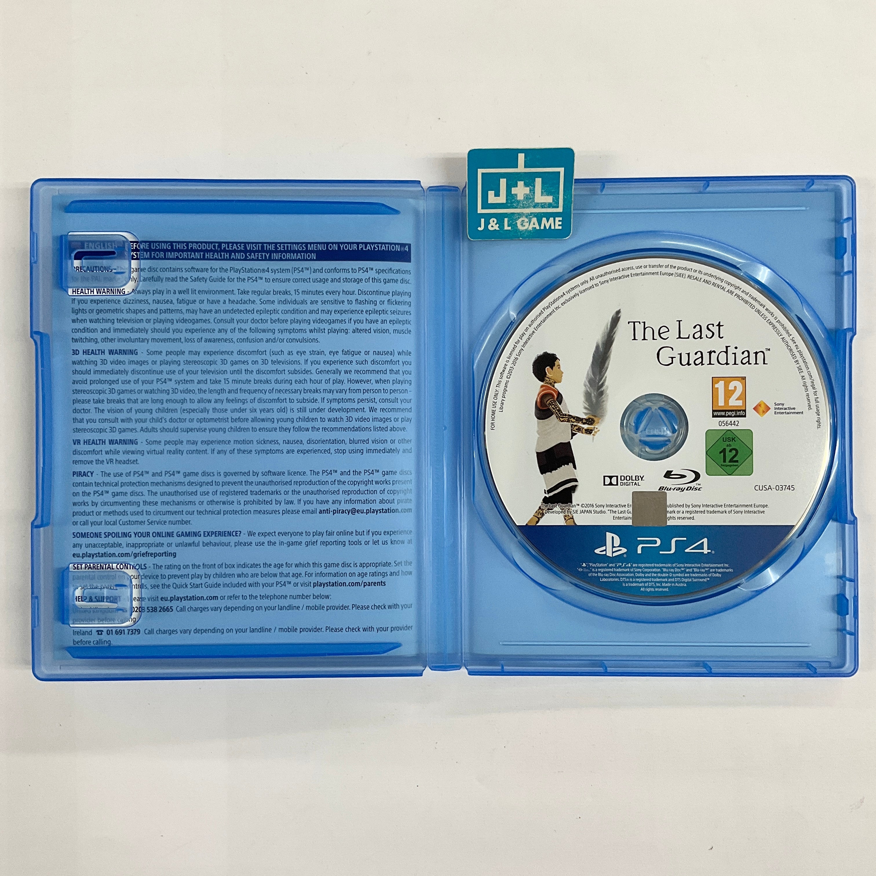 The Last Guardian - (PS4) PlayStation 4 [Pre-Owned] (European Import) Video Games Sony Interactive Entertainment   