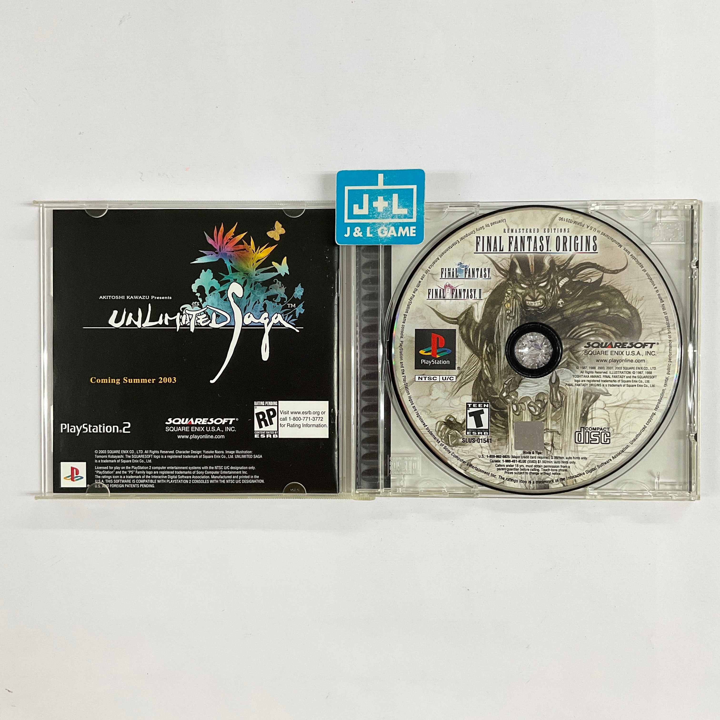 Final Fantasy Origins - (PS1) PlayStation 1 [Pre-Owned] Video Games Square Enix   