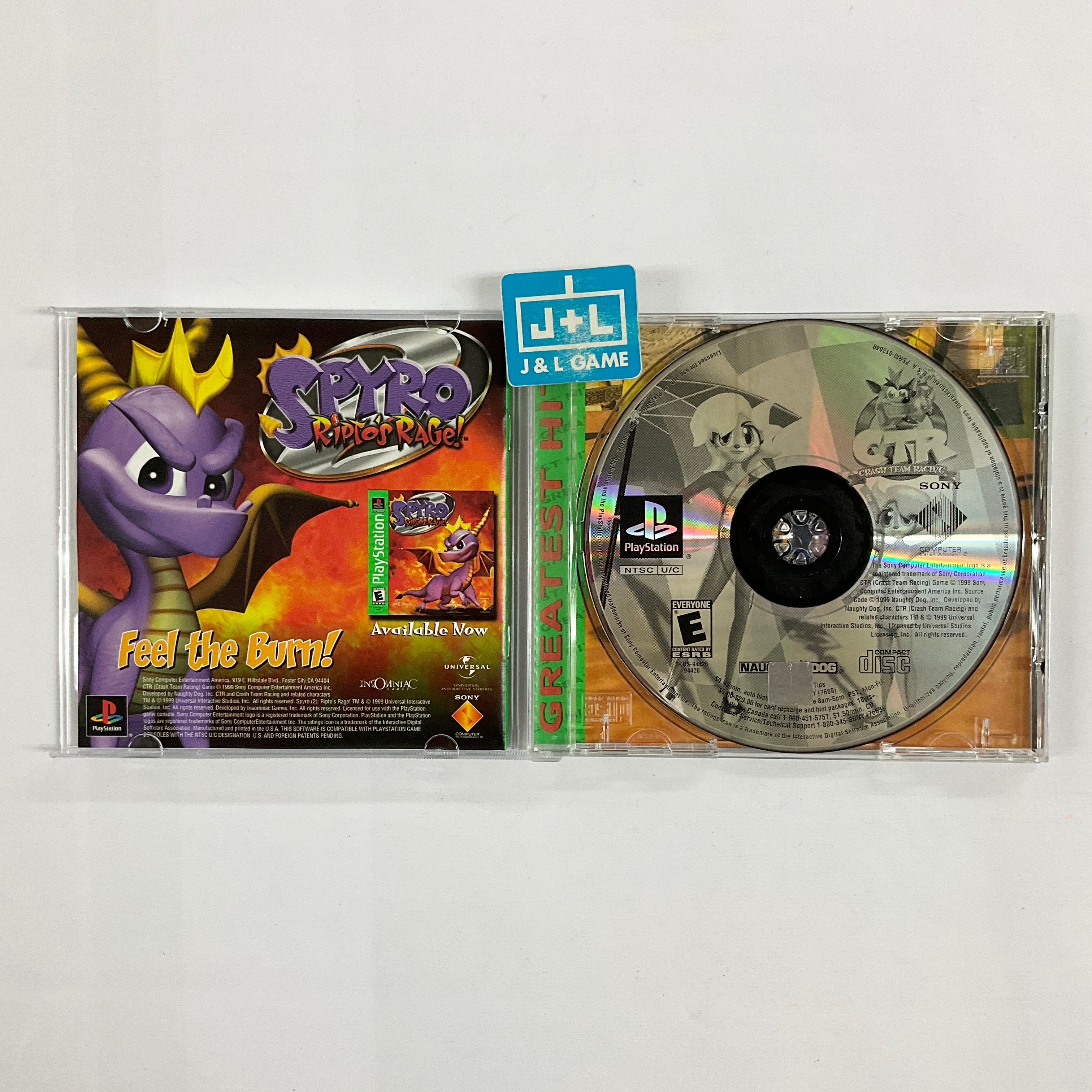 CTR Crash Team Racing (Greatest Hits) - (PS1) PlayStation 1 [Pre-Owned] Video Games SCEA   