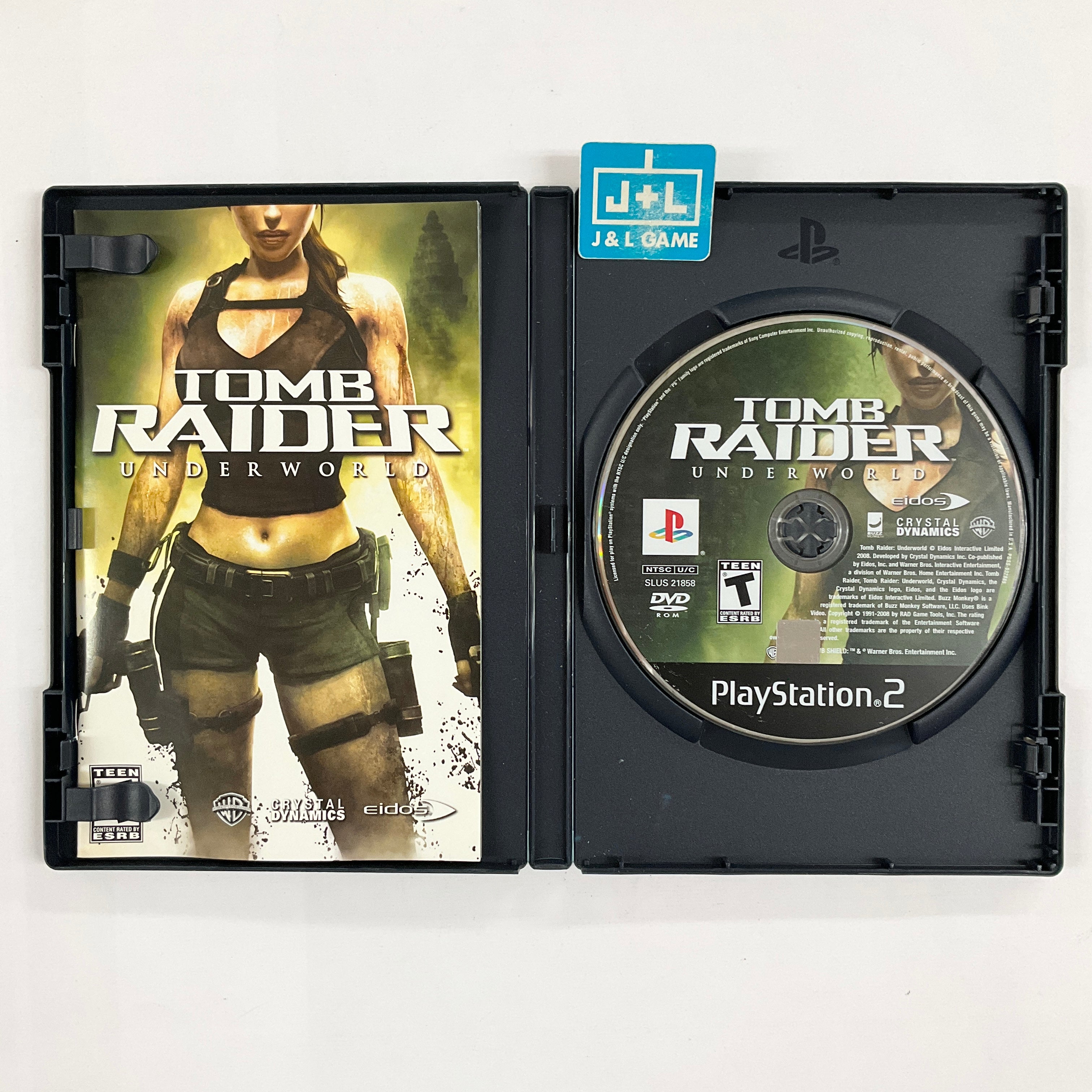 Tomb Raider: Underworld - (PS2) PlayStation 2 [Pre-Owned] Video Games Eidos Interactive   