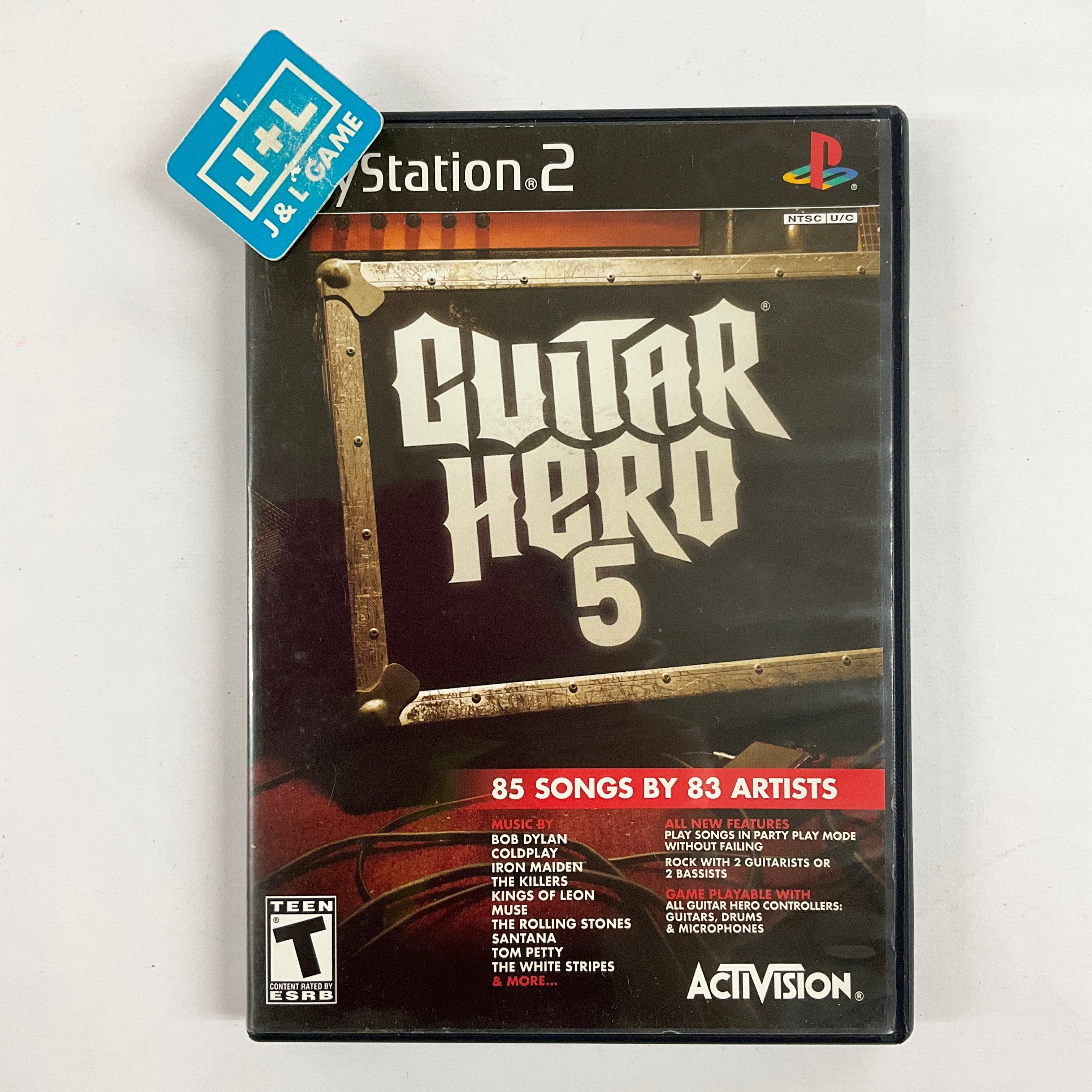 Guitar Hero 5 - (PS2) PlayStation 2 [Pre-Owned] Video Games Activision   