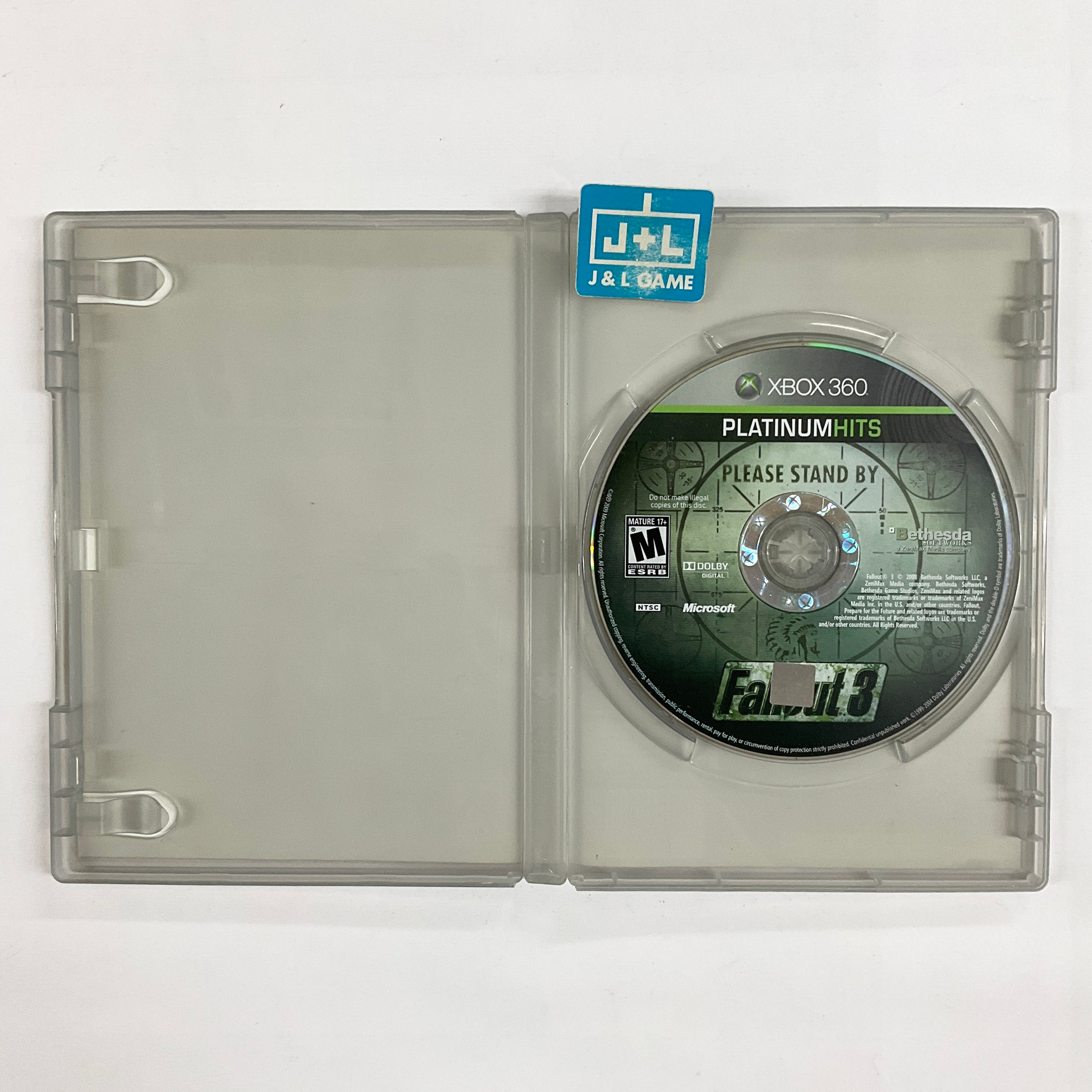 Fallout 3 (Platinum Hits) - Xbox 360 [Pre-Owned] Video Games Bethesda Softworks   