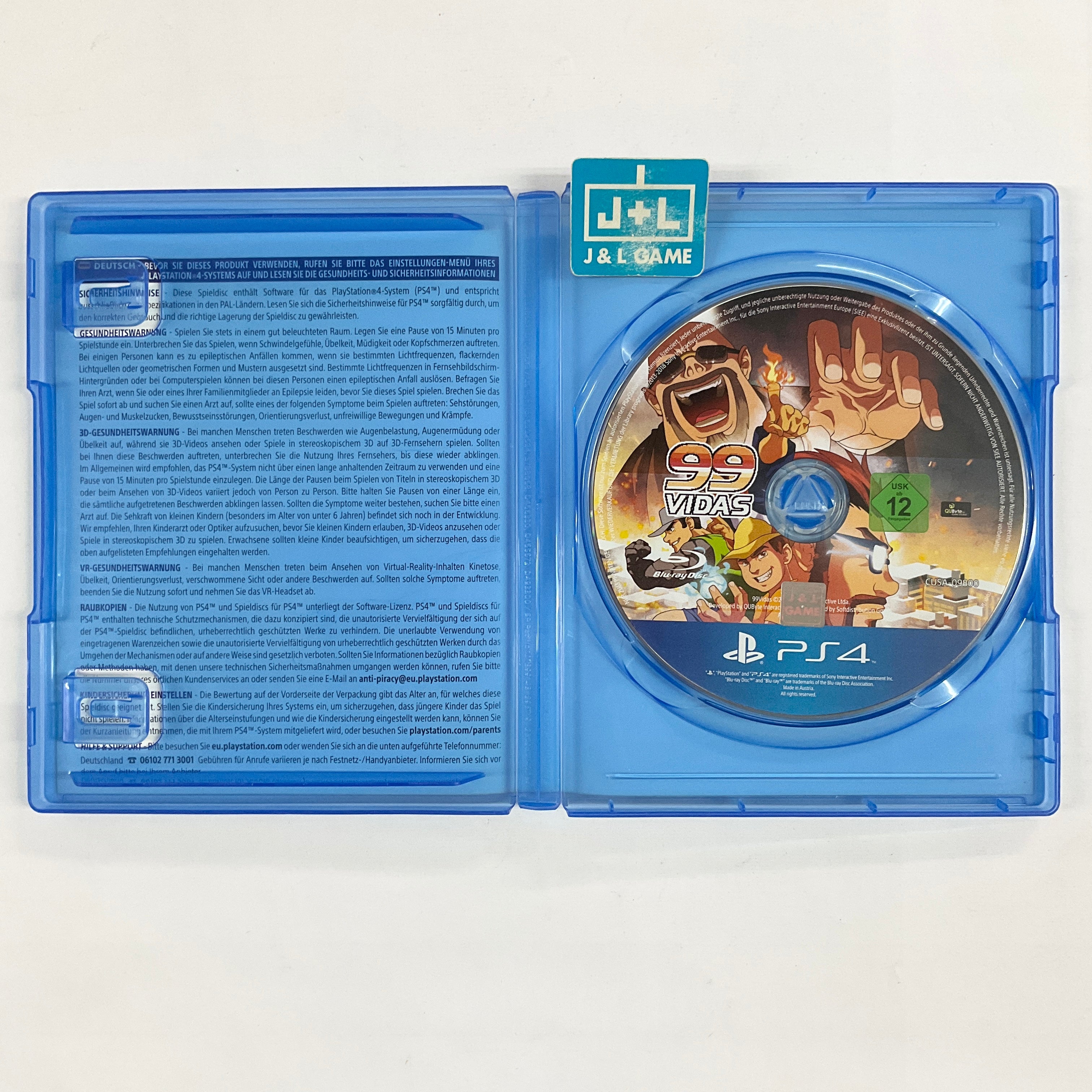 99Vidas - (PS4) Playstation 4 [Pre-Owned] (European Import) Video Games Strictly Limited   