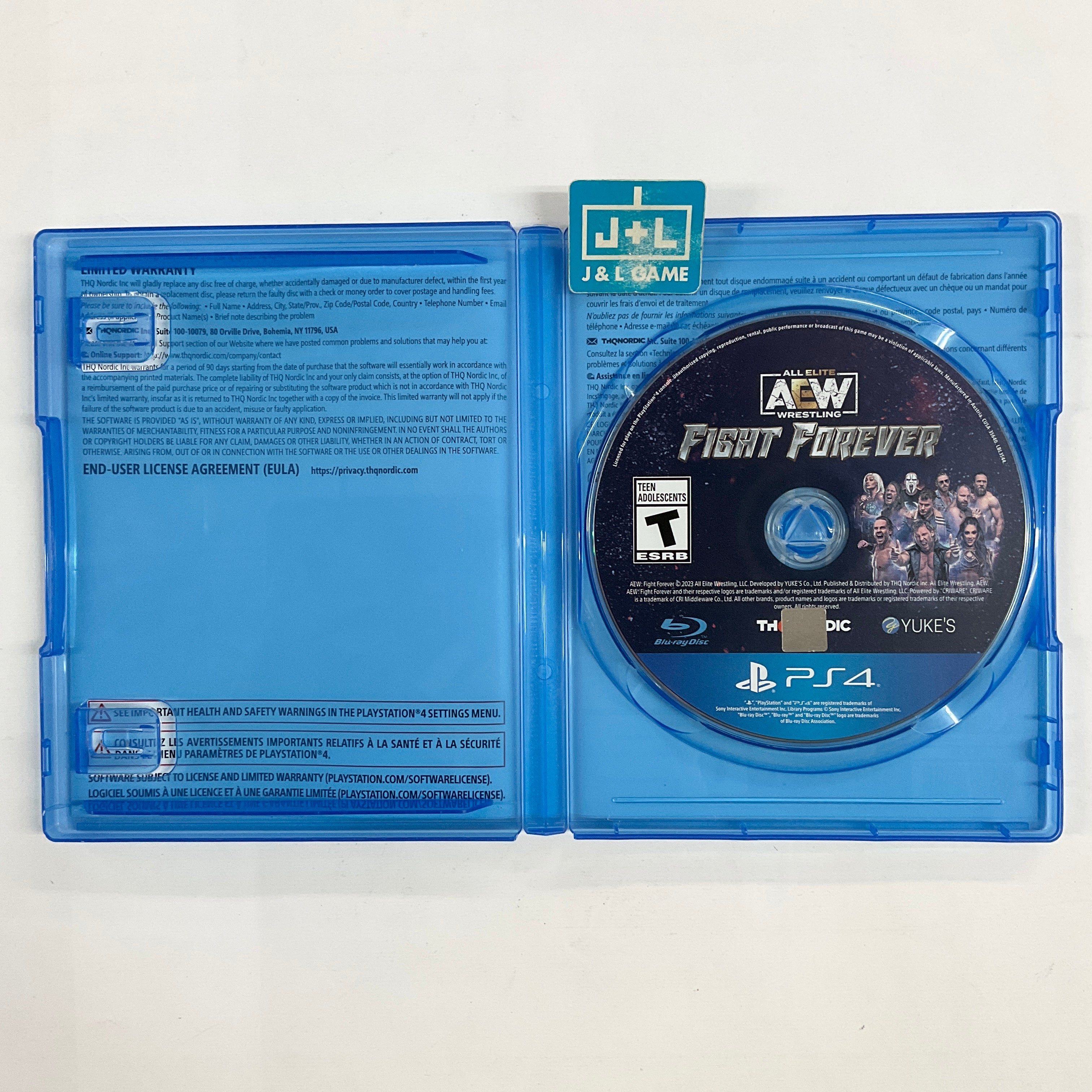 AEW: Fight Forever - (PS4) PlayStation 4 [Pre-Owned] Video Games THQ Nordic   