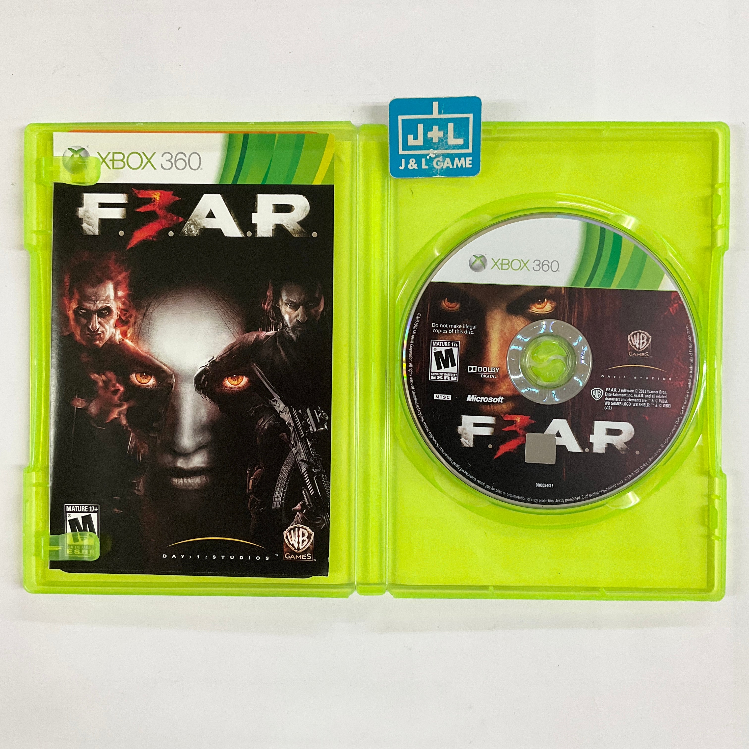 F.E.A.R. 3 - Xbox 360 [Pre-Owned] Video Games Warner Bros. Interactive Entertainment   