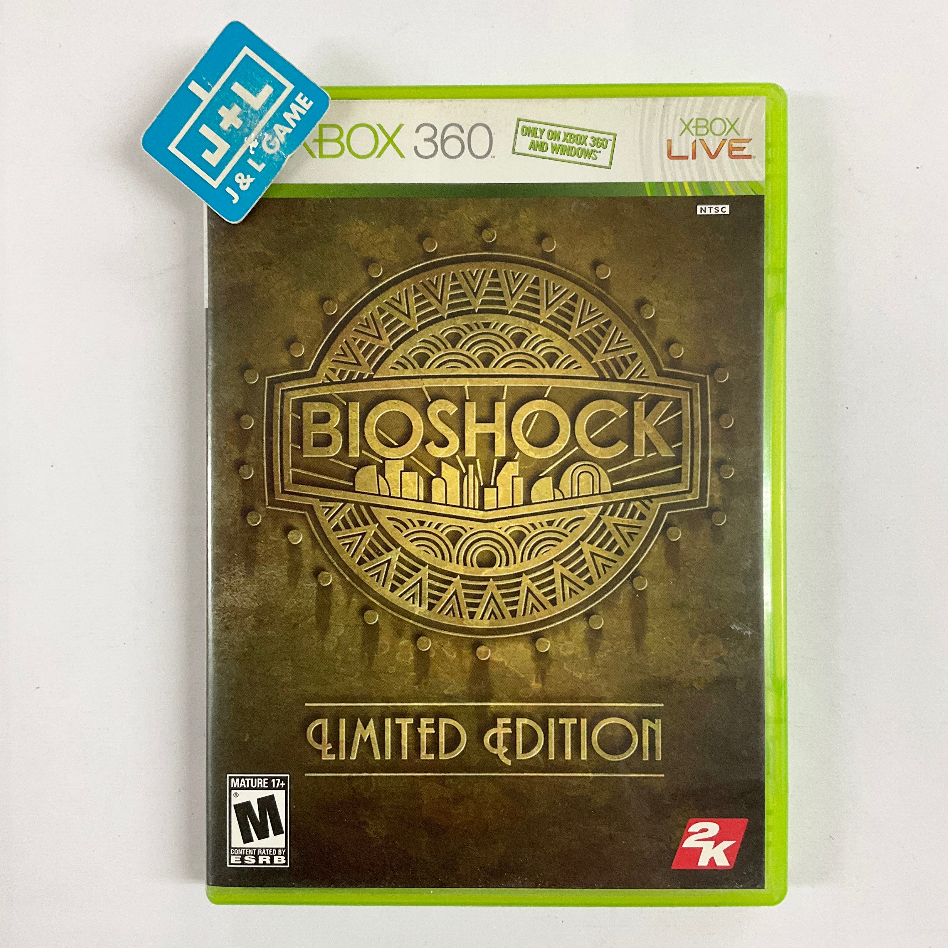 Jeu Bioshock 1 Édition Steelbook Pour Xbox 360 - Version Française, Complet, En Très Bon État