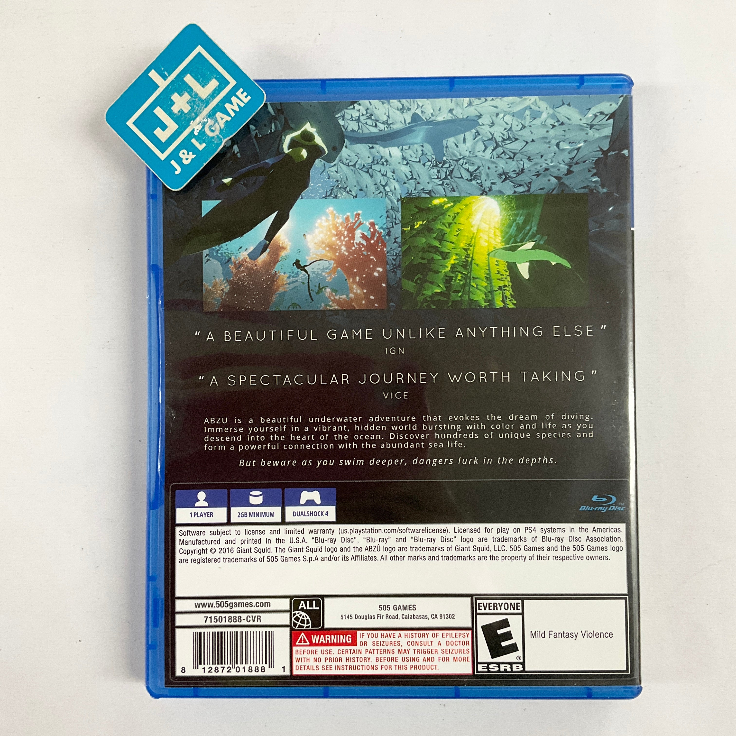 ABZU - (PS4) PlayStation 4 [Pre-Owned] Video Games 505 Games   