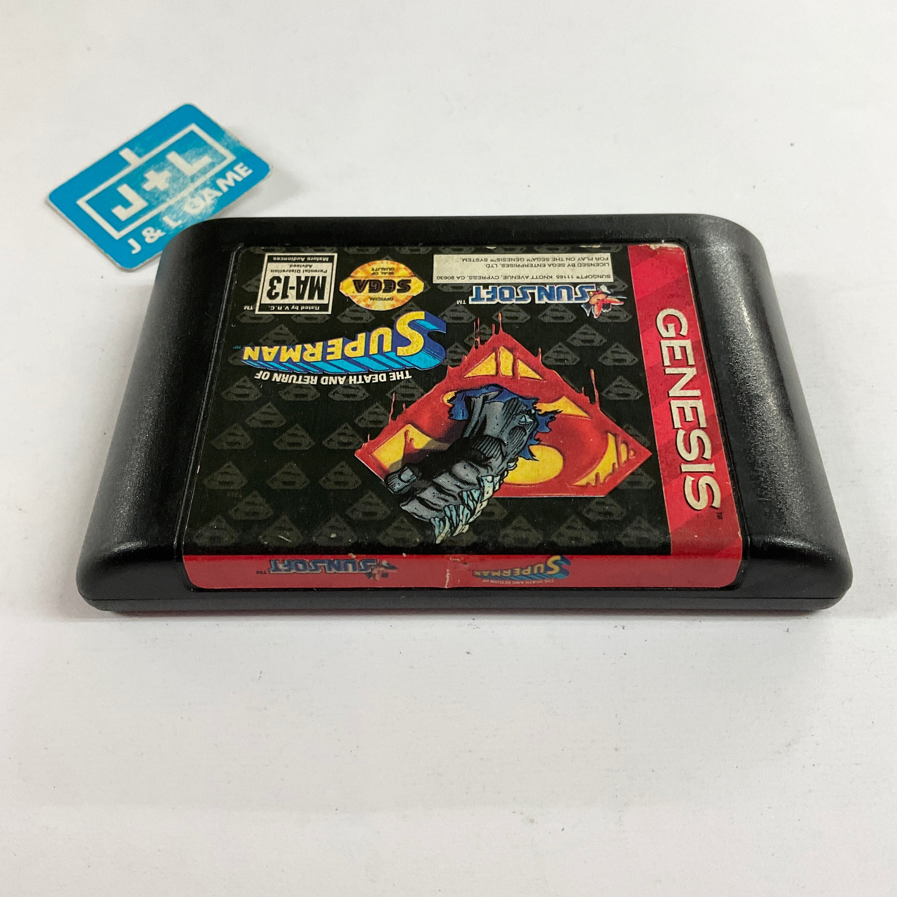The Death and Return of Superman - (SG) SEGA Genesis [Pre-Owned] Video Games SunSoft   