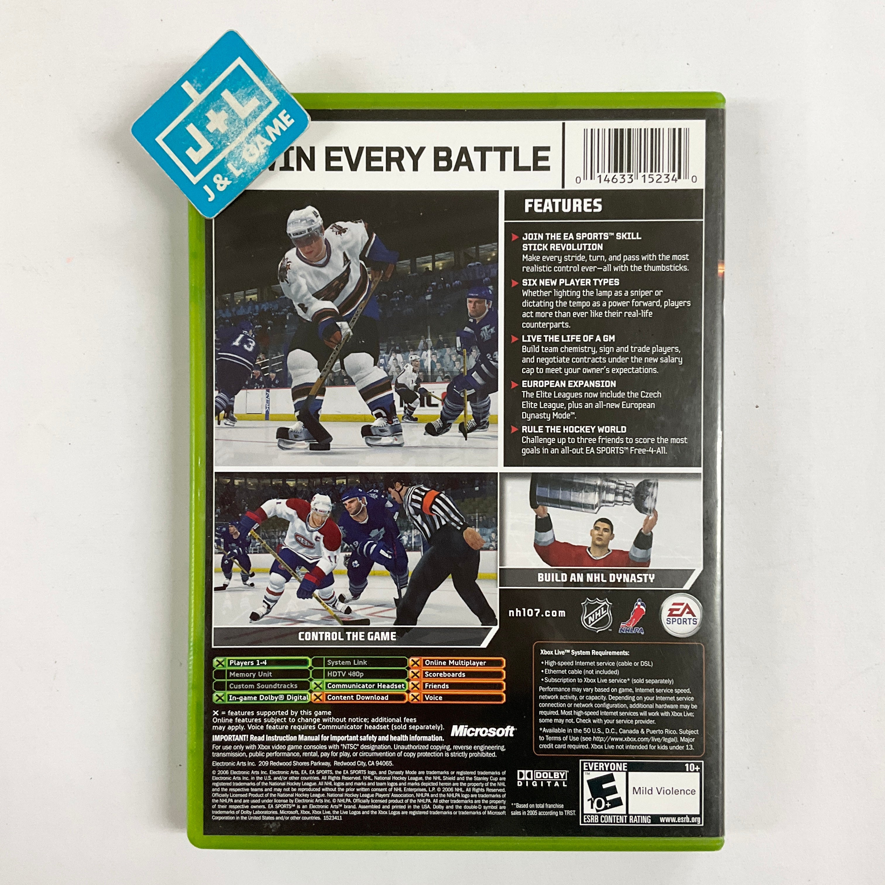 NHL 07 - (XB) Xbox [Pre-Owned] Video Games EA Sports   
