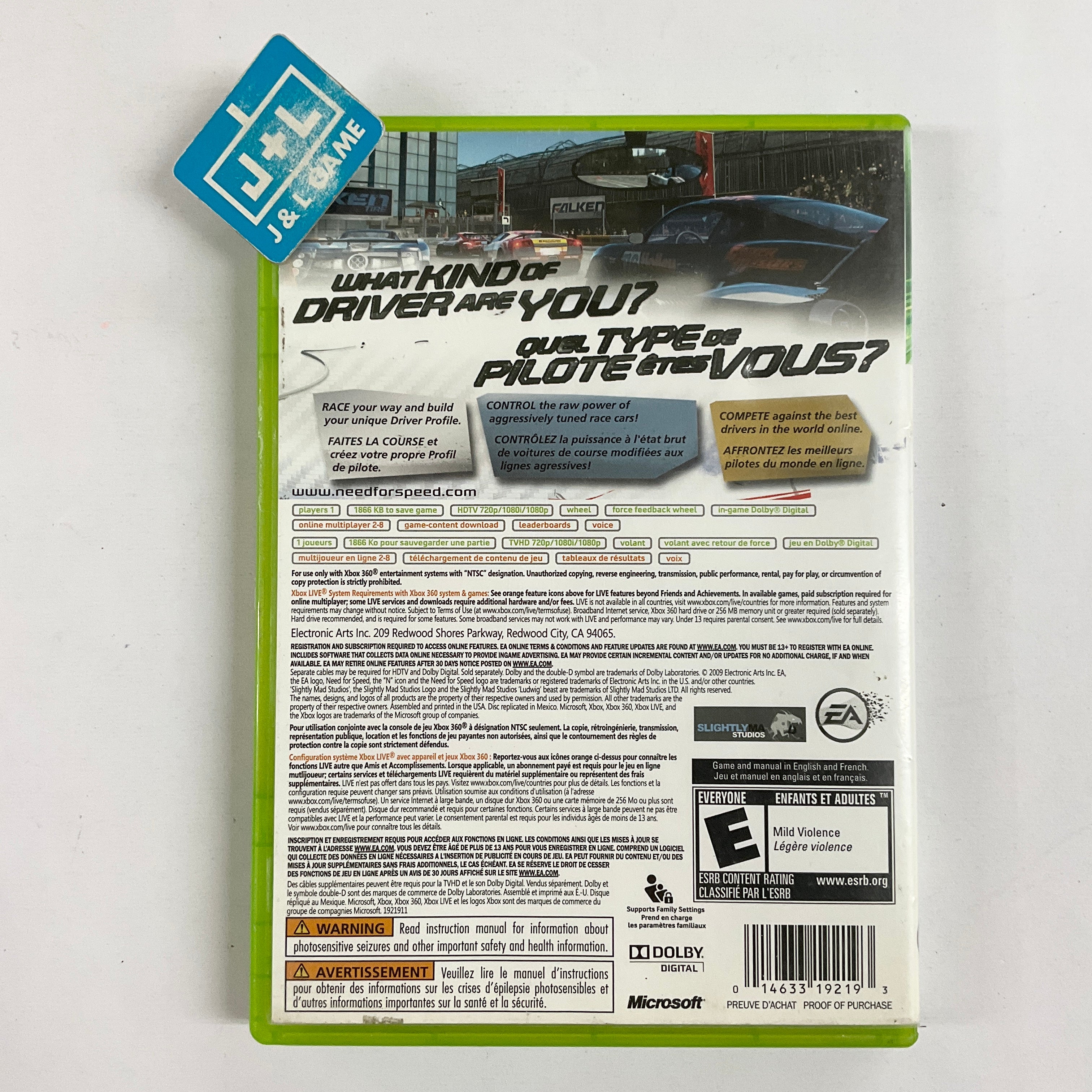 Need for Speed: Shift - Xbox 360 [Pre-Owned] Video Games EA Games   