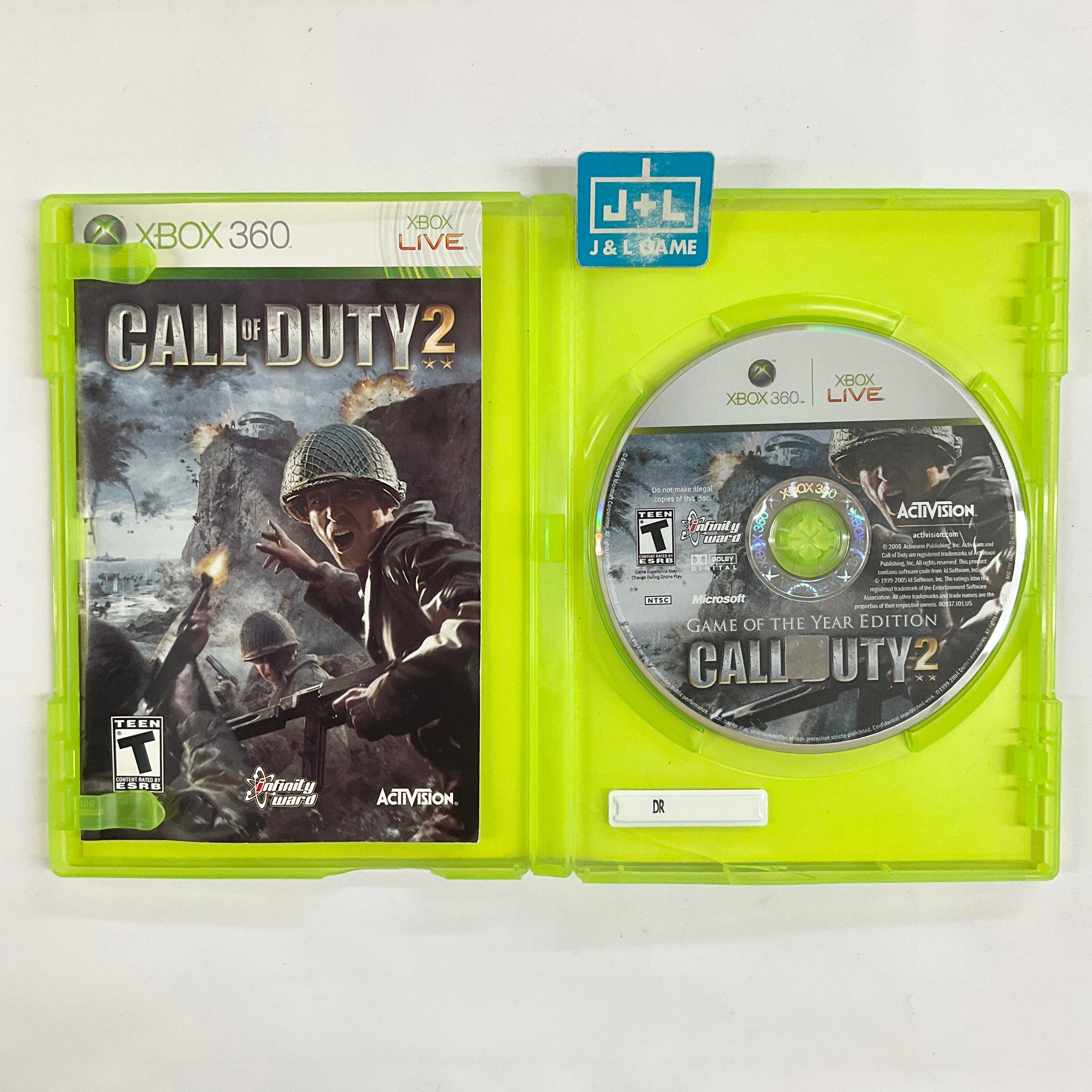 Call of Duty 2 (Game of the Year Edition) - Xbox 360 [Pre-Owned] Video Games Activision   