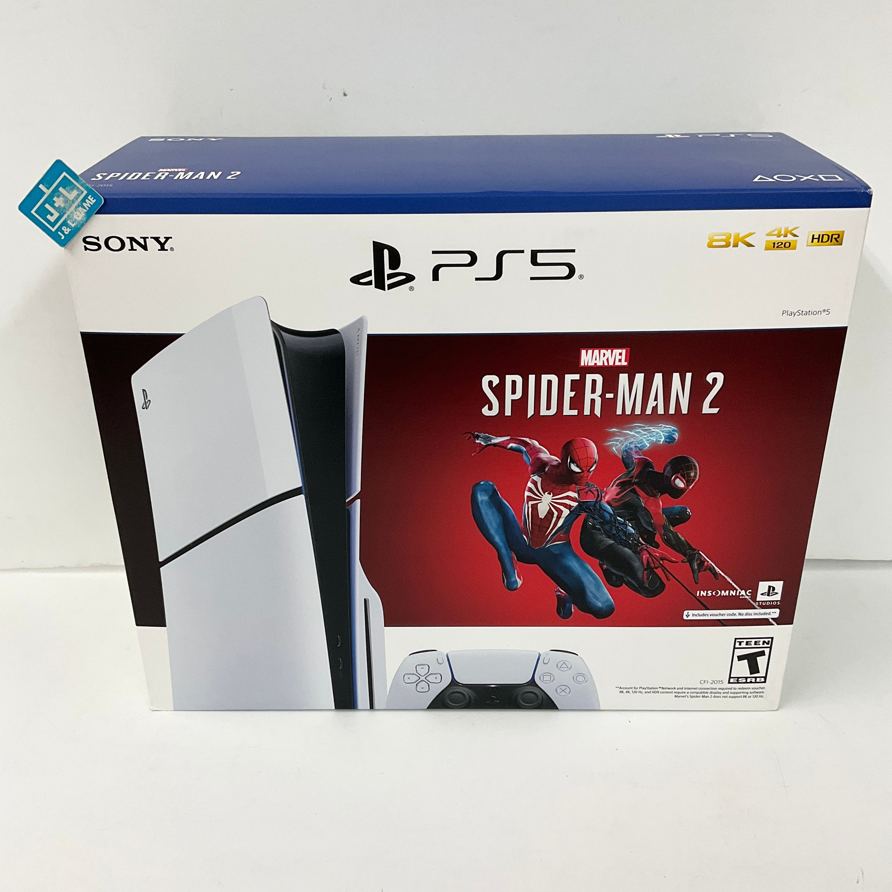 PlayStation 5 Disc Console - Marvel's Spider-Man 2 Bundle 