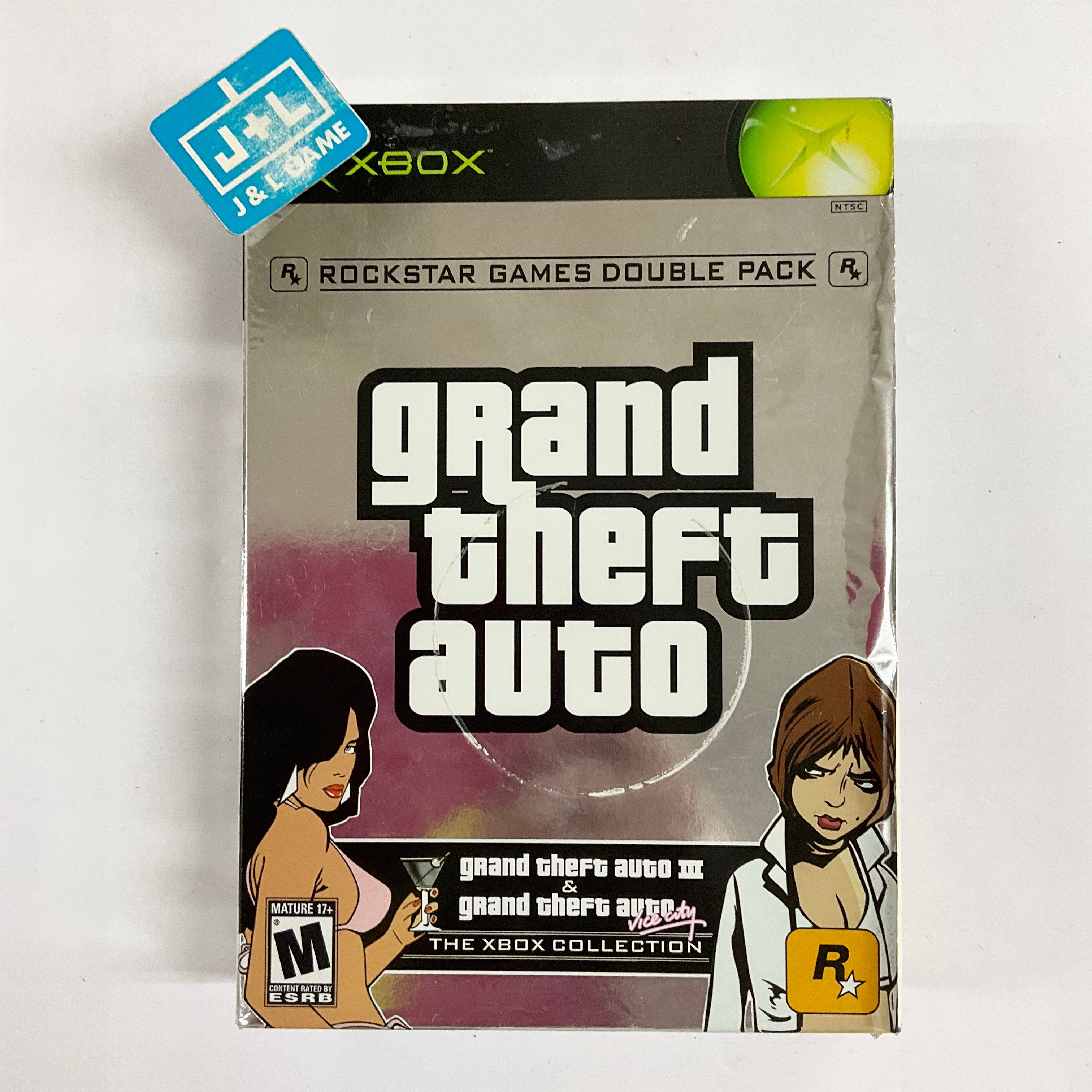 Grand Theft Auto Double Pack - Xbox [Pre-Owned] Video Games Rockstar Games   