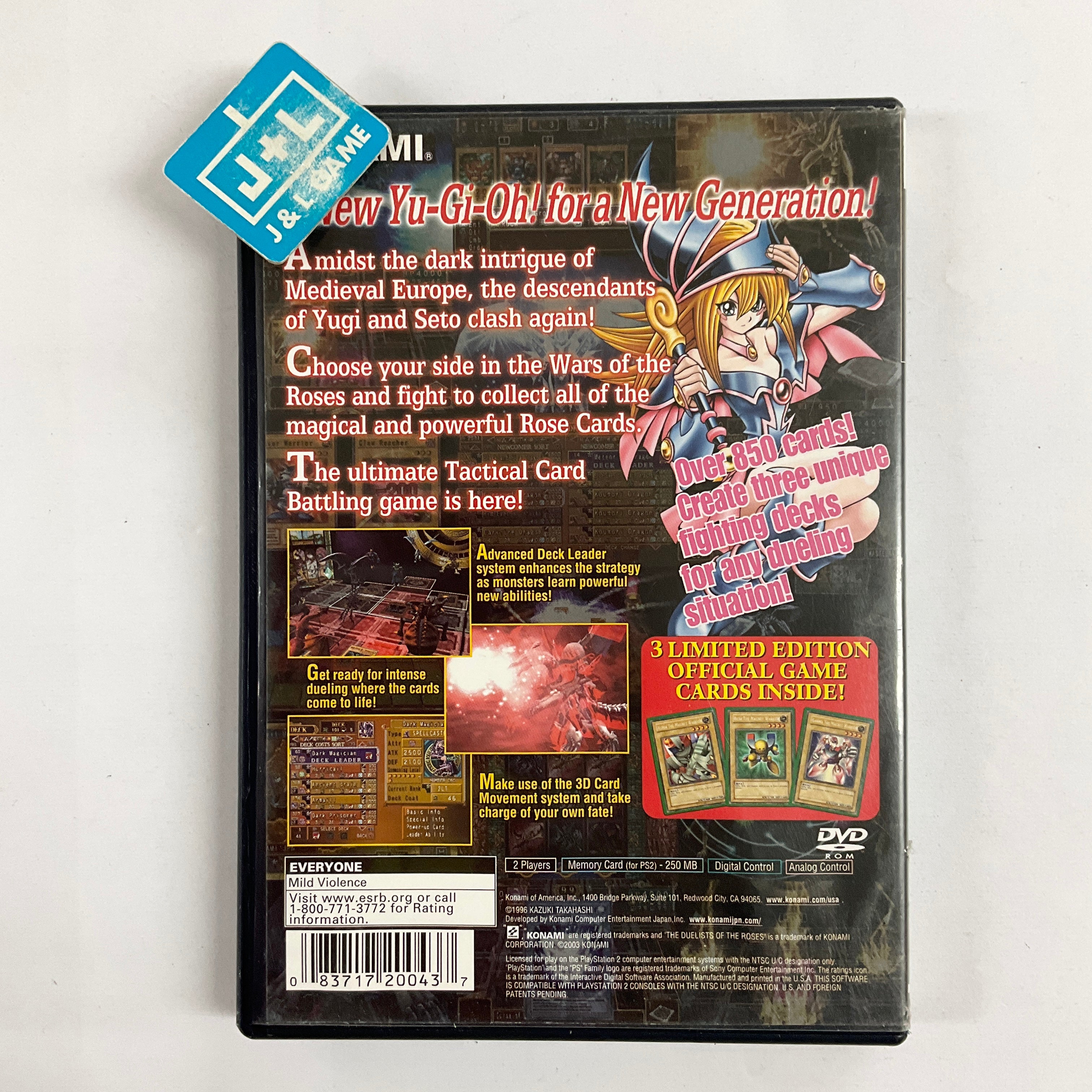 Yu-Gi-Oh! The Duelists of the Roses - (PS2) PlayStation 2 [Pre-Owned] Video Games Konami   