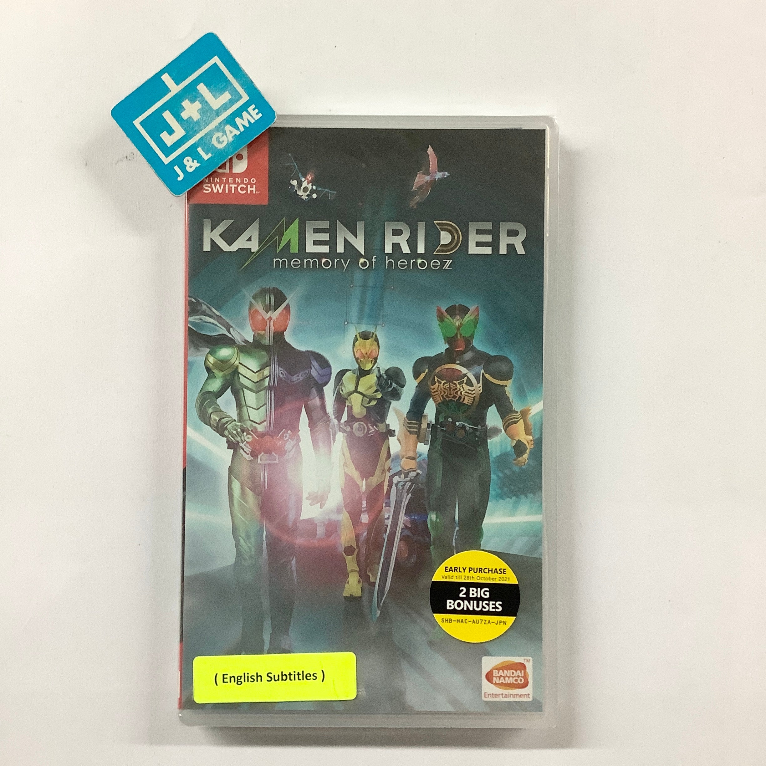 Kamen Rider: Memory of Heroez - (NSW) Nintendo Switch (Japanese Import) Video Games Bandai Namco Games   