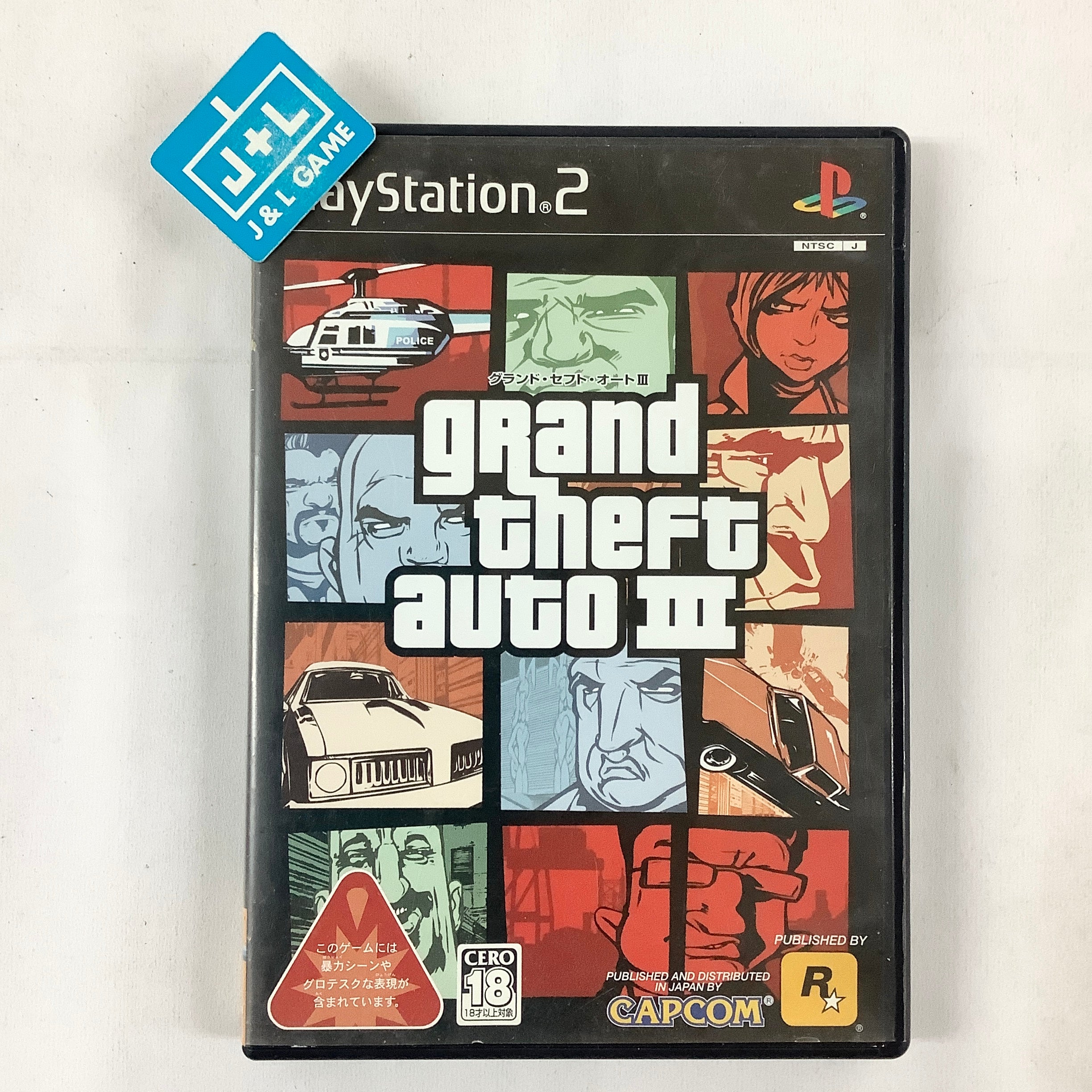 Grand Theft Auto III - (PS2) PlayStation 2 [Pre-Owned] (Japanese Import) Video Games Rockstar Games   