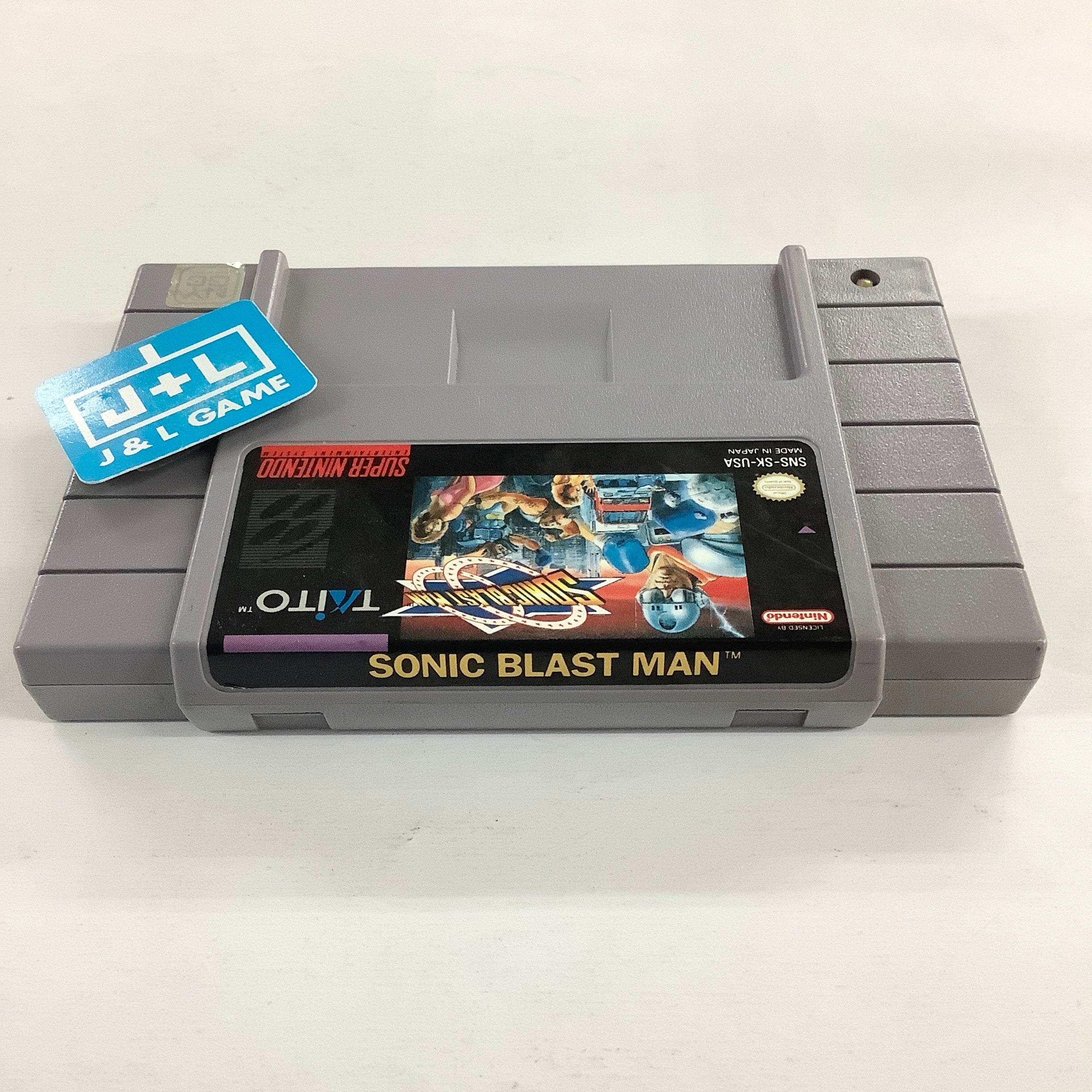 Sonic Blast Man - (SNES) Super Nintendo  [Pre-Owned] Video Games Taito Corporation   