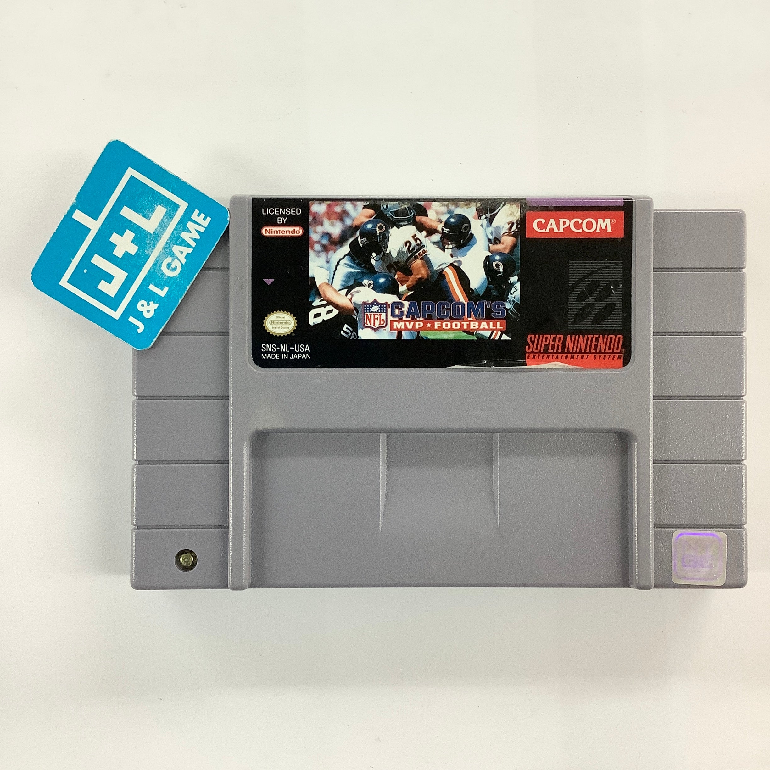 Capcom's MVP Football - (SNES) Super Nintendo [Pre-Owned] | J&L Game