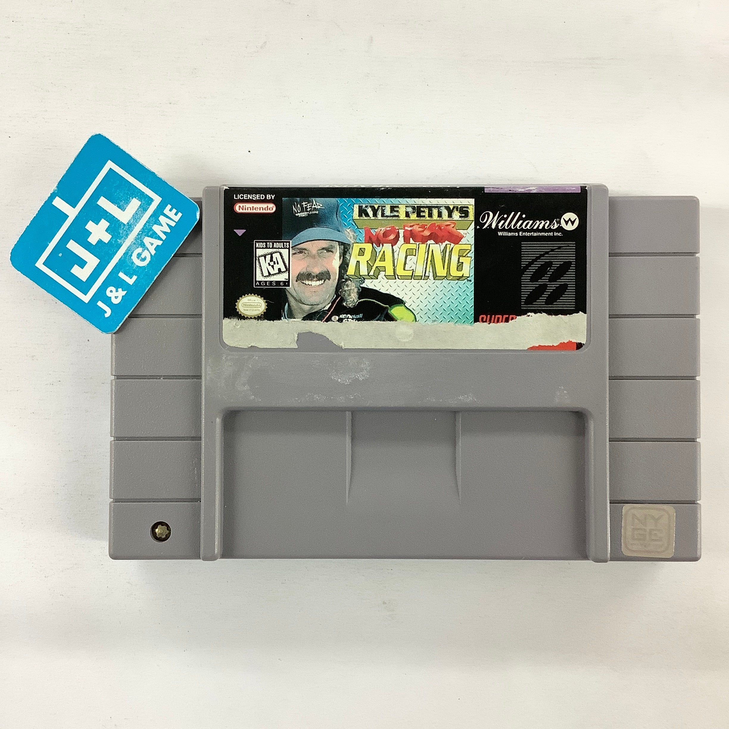 Kyle Petty's No Fear Racing - (SNES) Super Nintendo [Pre-Owned] Video Games Williams   