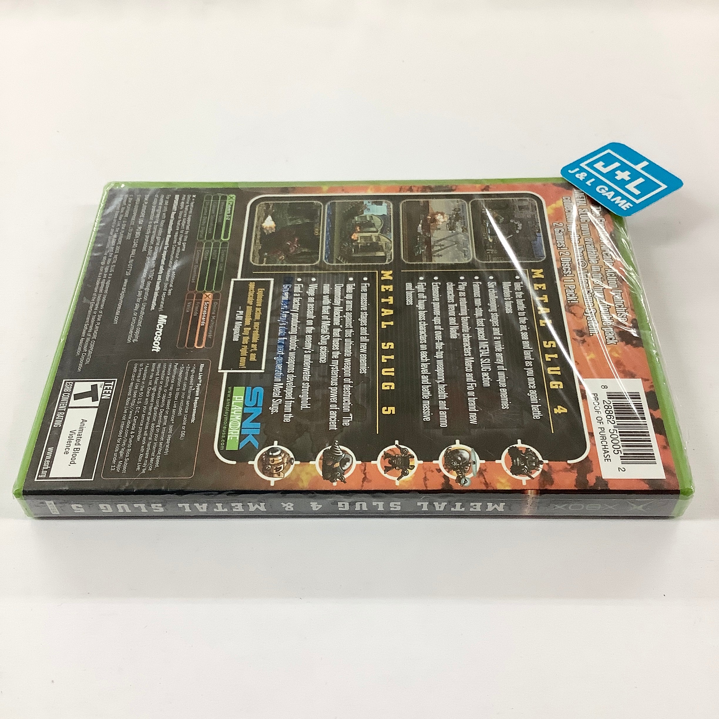 Metal Slug 4 & 5 - (XB) Xbox Video Games SNK Playmore   