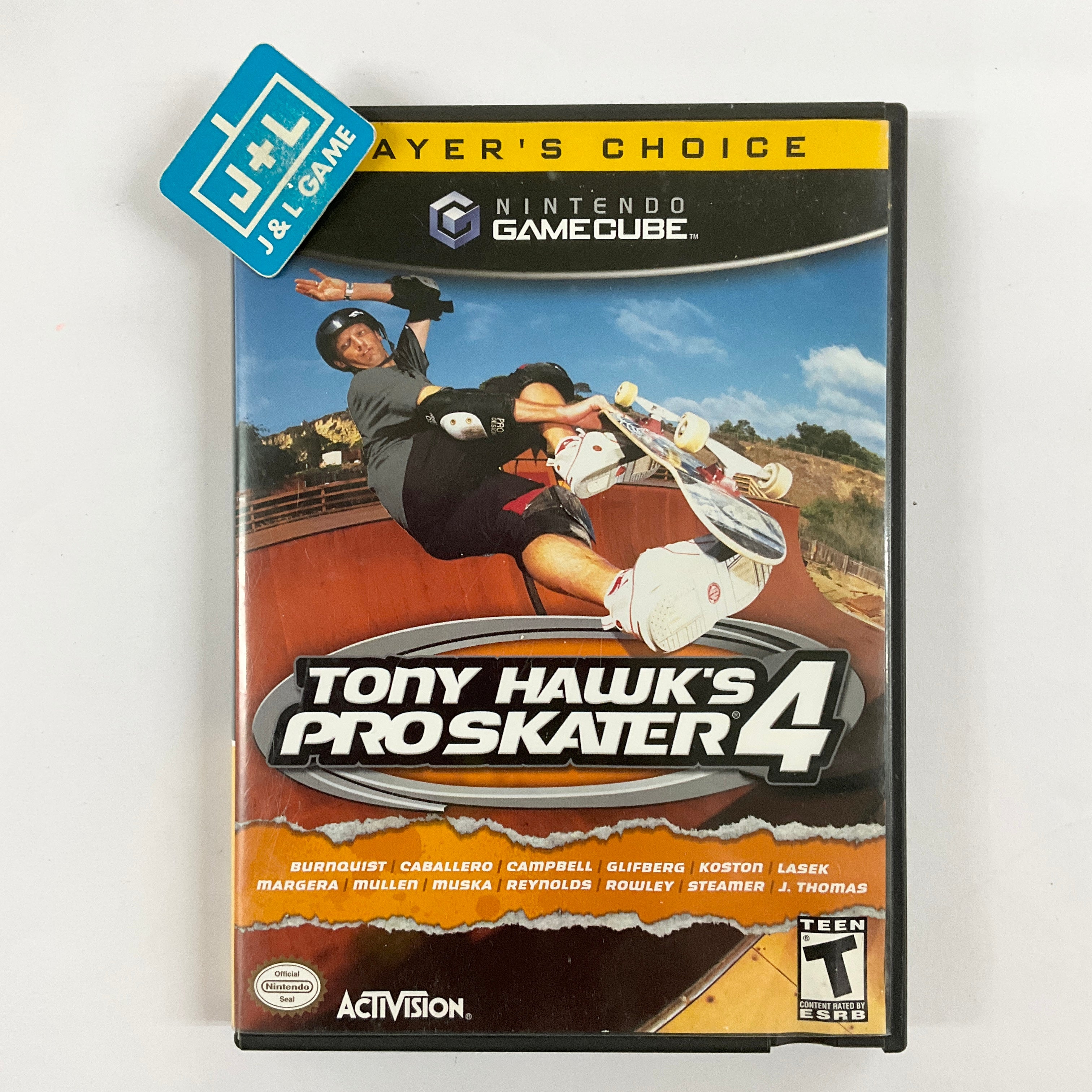 Tony Hawk's Pro Skater 4 (Player's Choice) - (GC) GameCube [Pre-Owned] Video Games ACTIVISION   