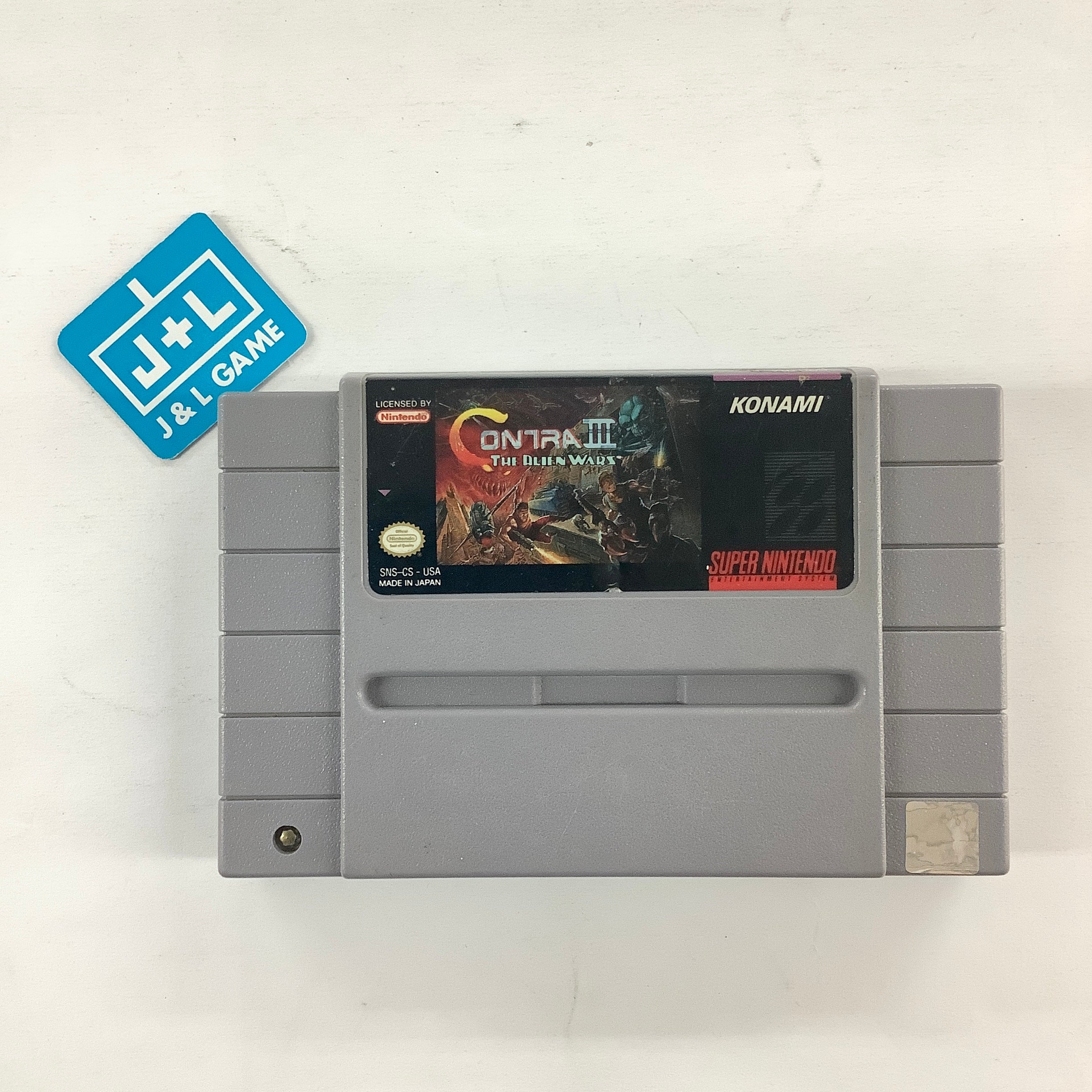 Contra III: The Alien Wars (SNES) Super Nintendo [Pre-Owned