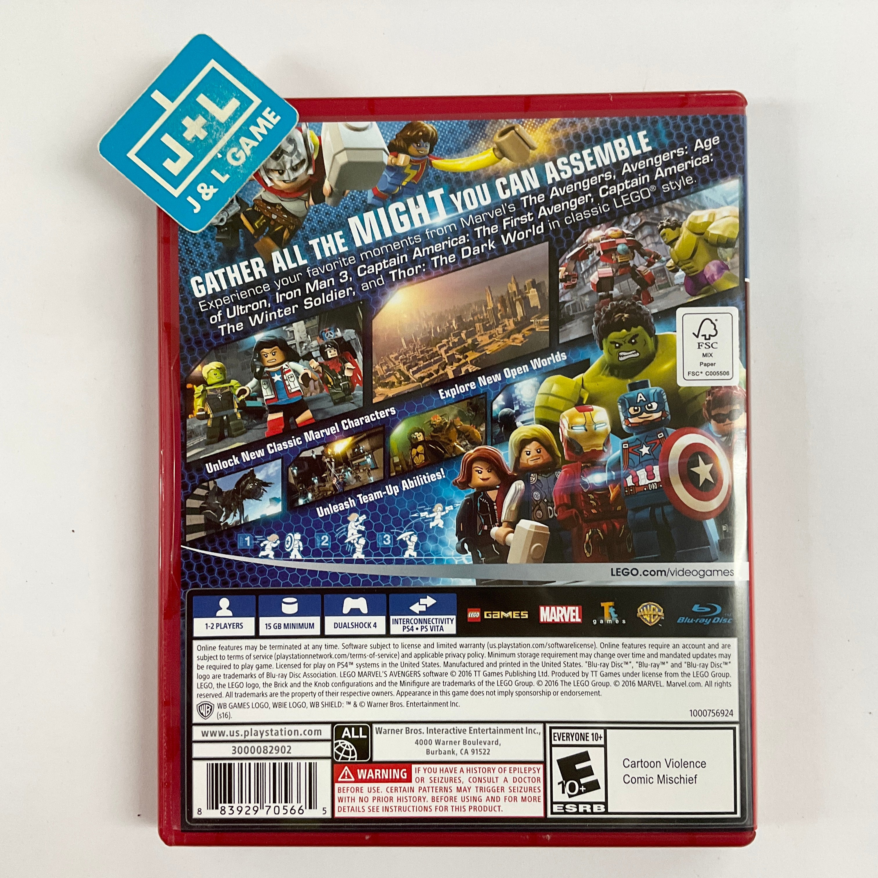 LEGO Marvel's Avengers (Playstation Hits) - (PS4) PlayStation 4 [Pre-Owned] Video Games WB Games   