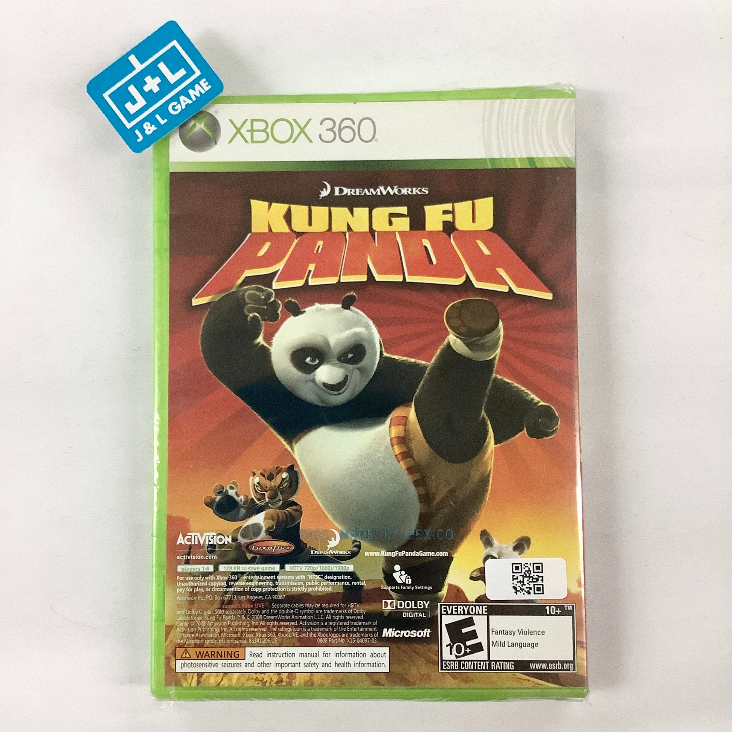 LEGO Indiana Jones: The Original Adventures / DreamWorks Kung Fu Panda - Xbox 360 Video Games Microsoft Game Studios   