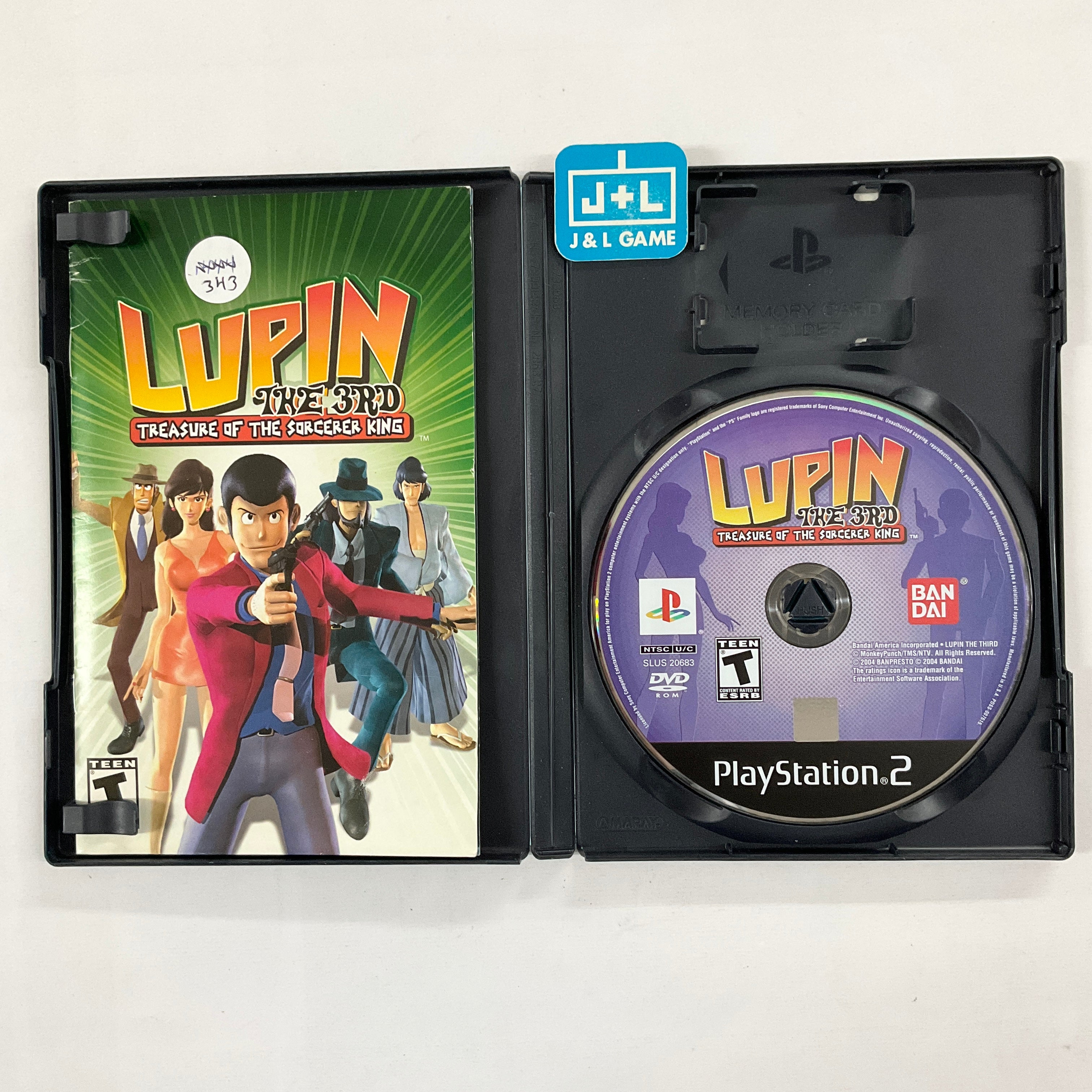 Lupin the 3rd: Treasure of the Sorcerer King - (PS2) PlayStation 2 [Pre-Owned] Video Games Bandai   