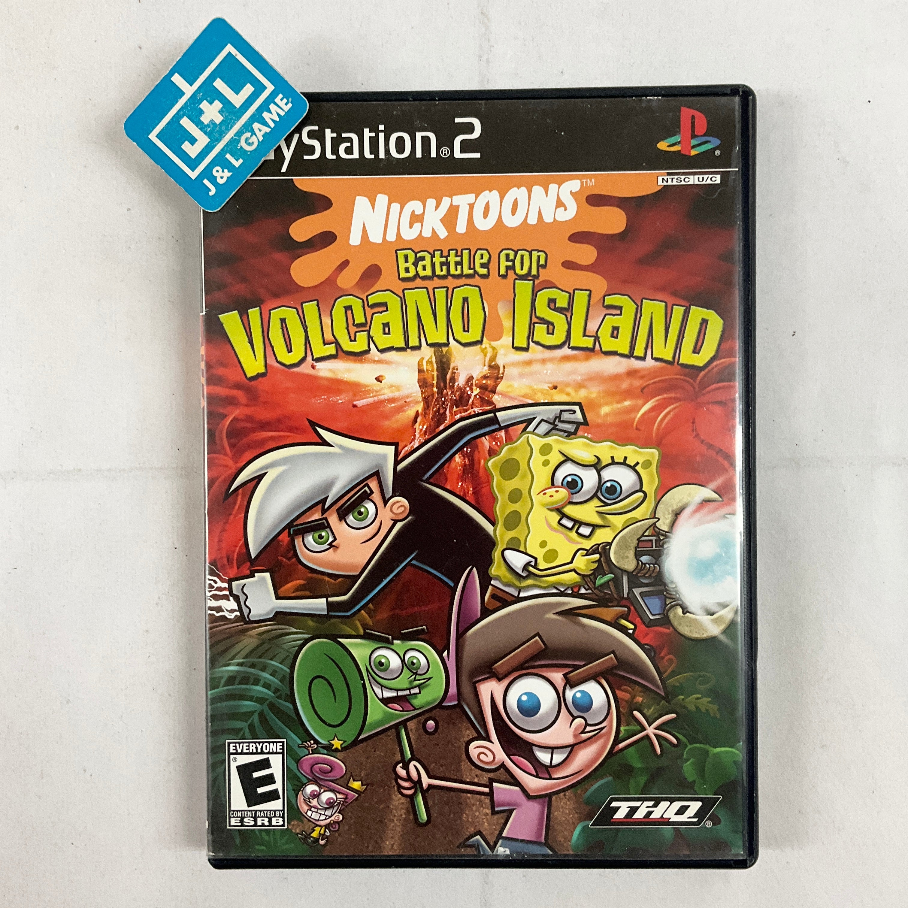 Nicktoons: Battle for Volcano Island - (PS2) PlayStation 2 [Pre-Owned] Video Games THQ   