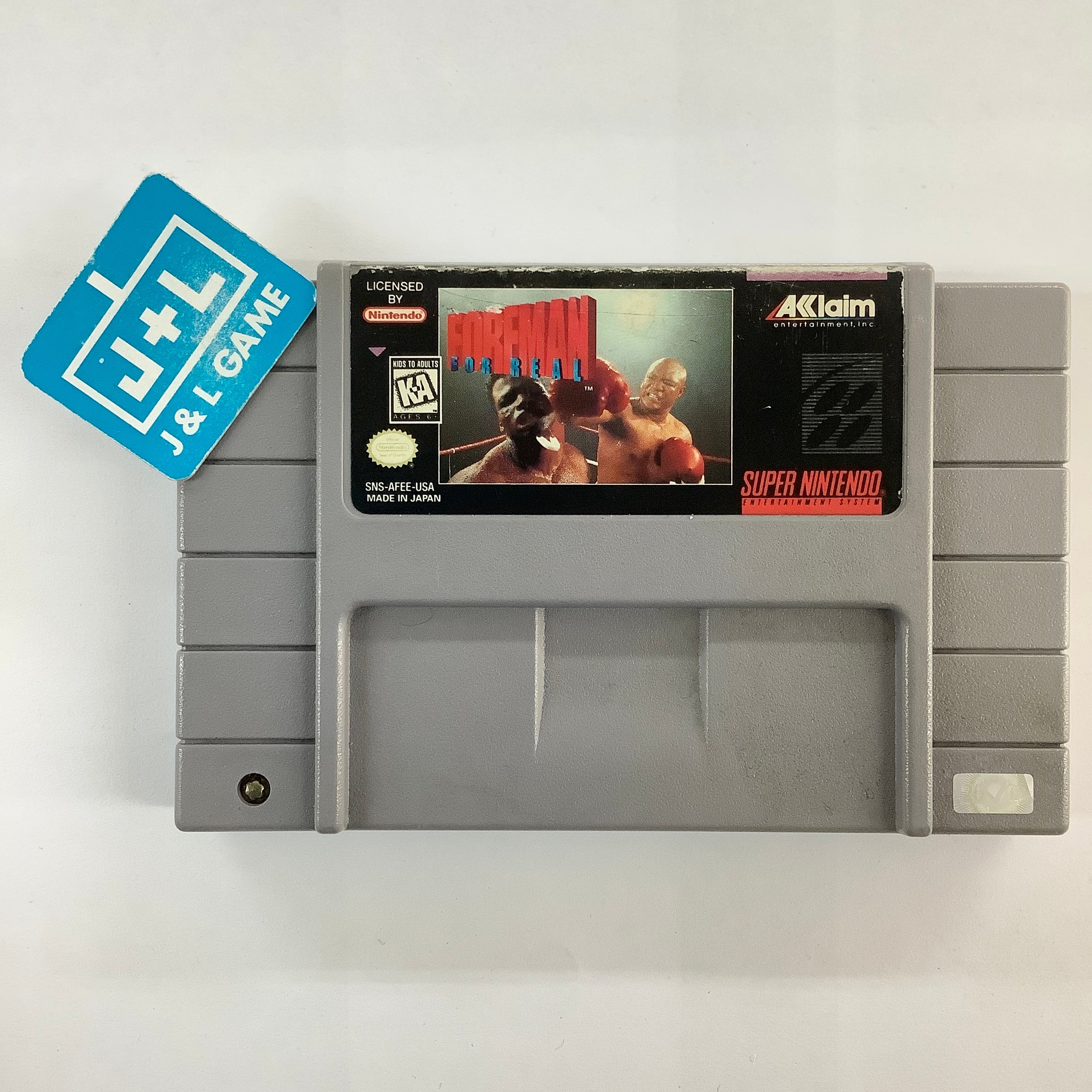 Foreman For Real - (SNES) Super Nintendo [Pre-Owned] Video Games Acclaim   