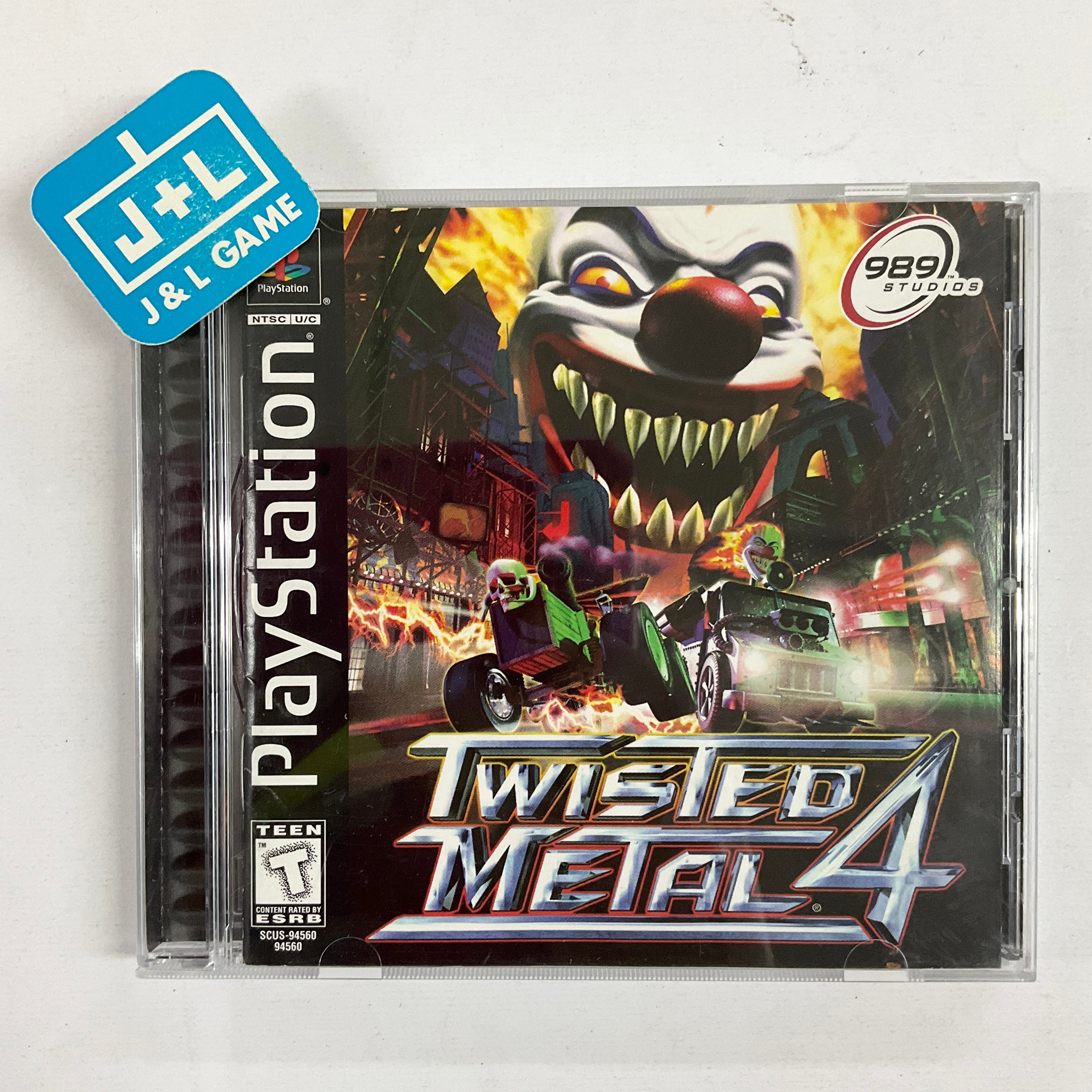 Twisted Metal 4 - (PS1) PlayStation 1 [Pre-Owned] Video Games 989 Studios   