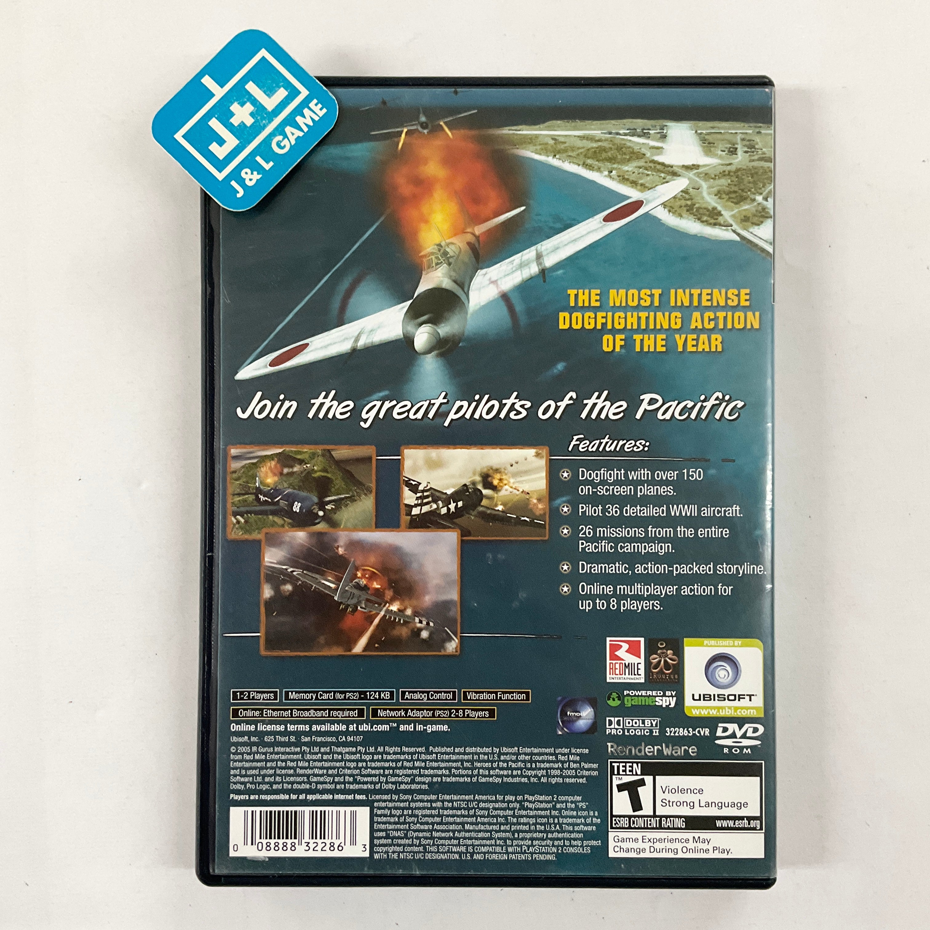Heroes of the Pacific - (PS2) PlayStation 2 [Pre-Owned] Video Games Ubisoft   