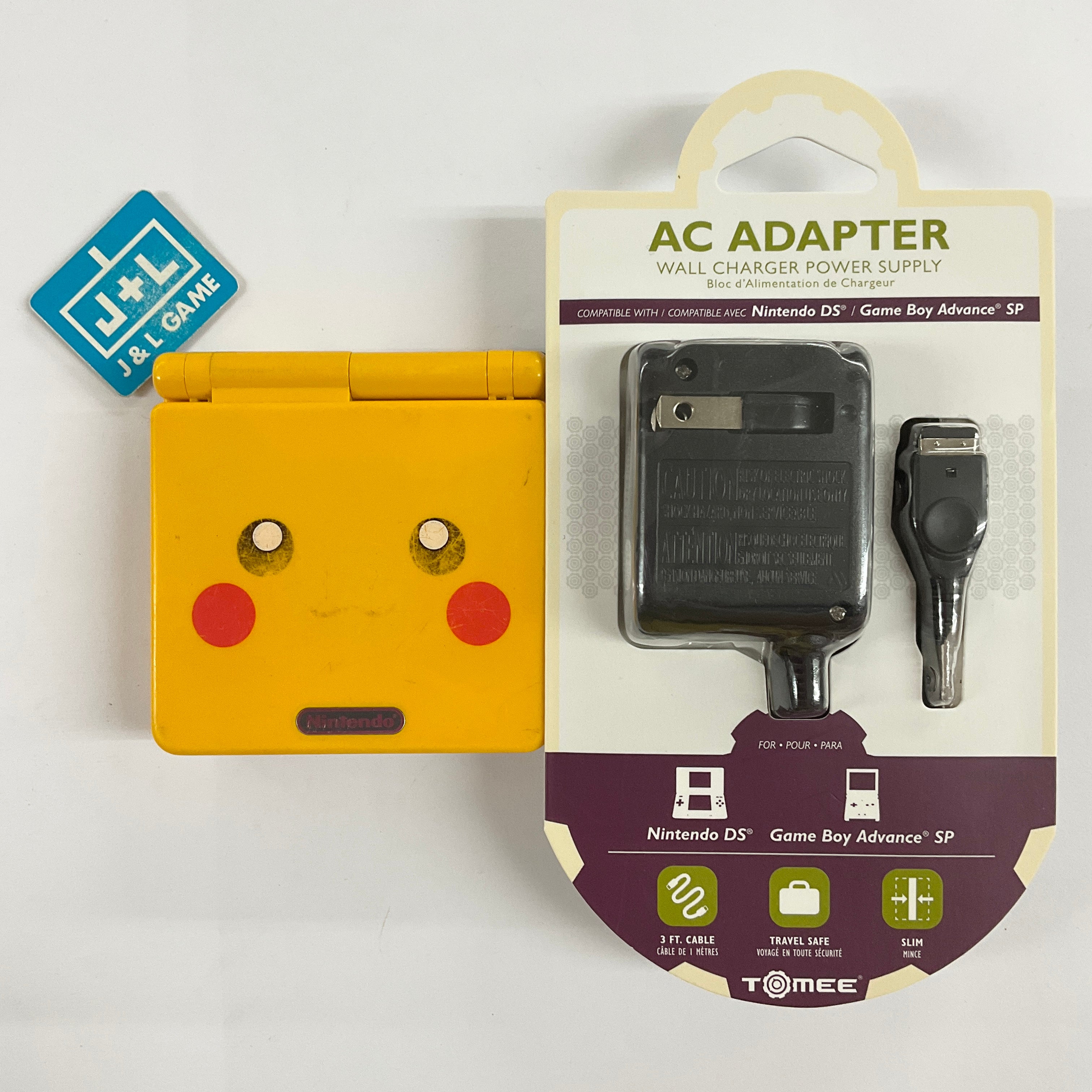 Nintendo Game Boy Advance SP Console AGS 101 (Pikachu) (GBA