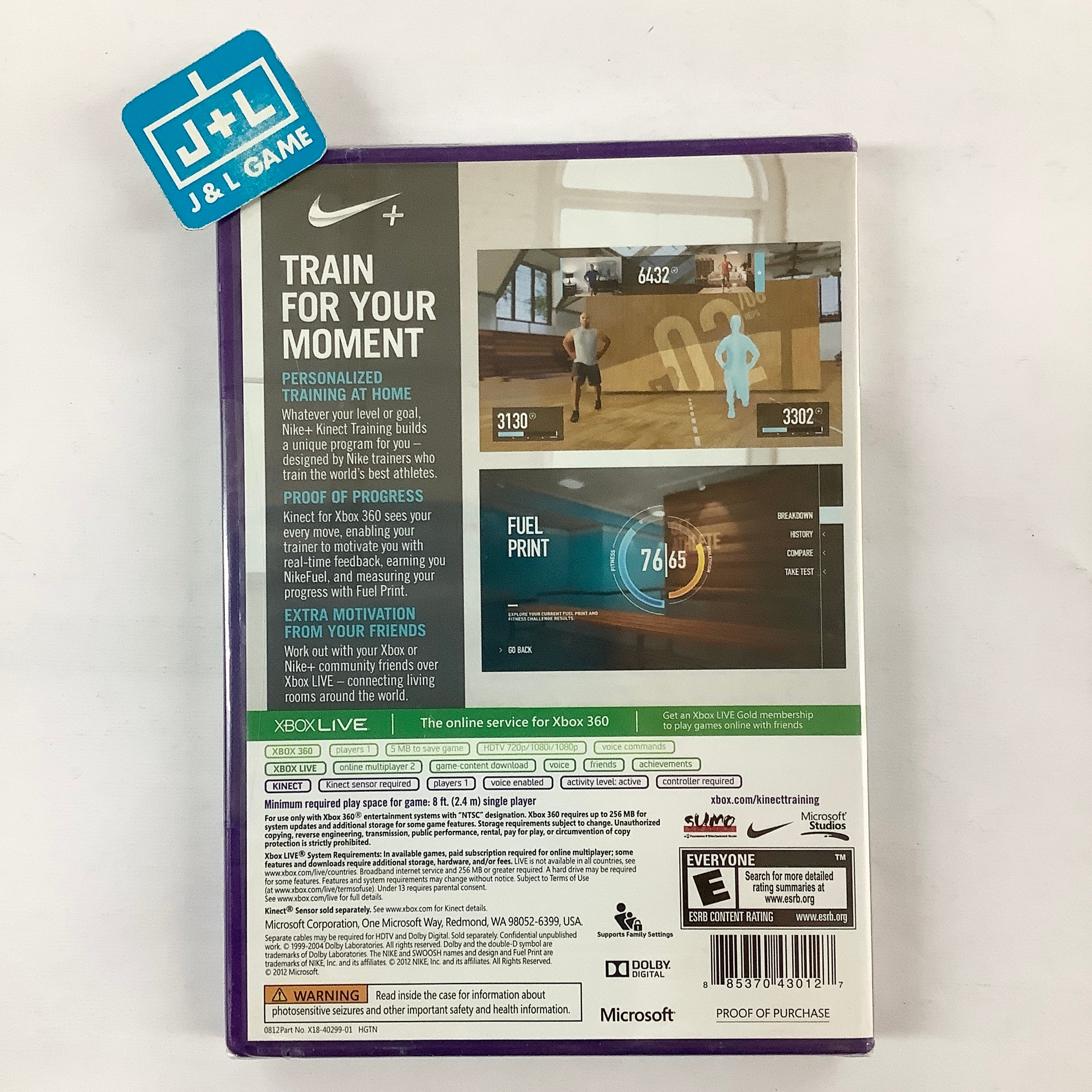 Nike+ Kinect Training (Kinect Required) - Xbox 360 Video Games Microsoft Game Studios   