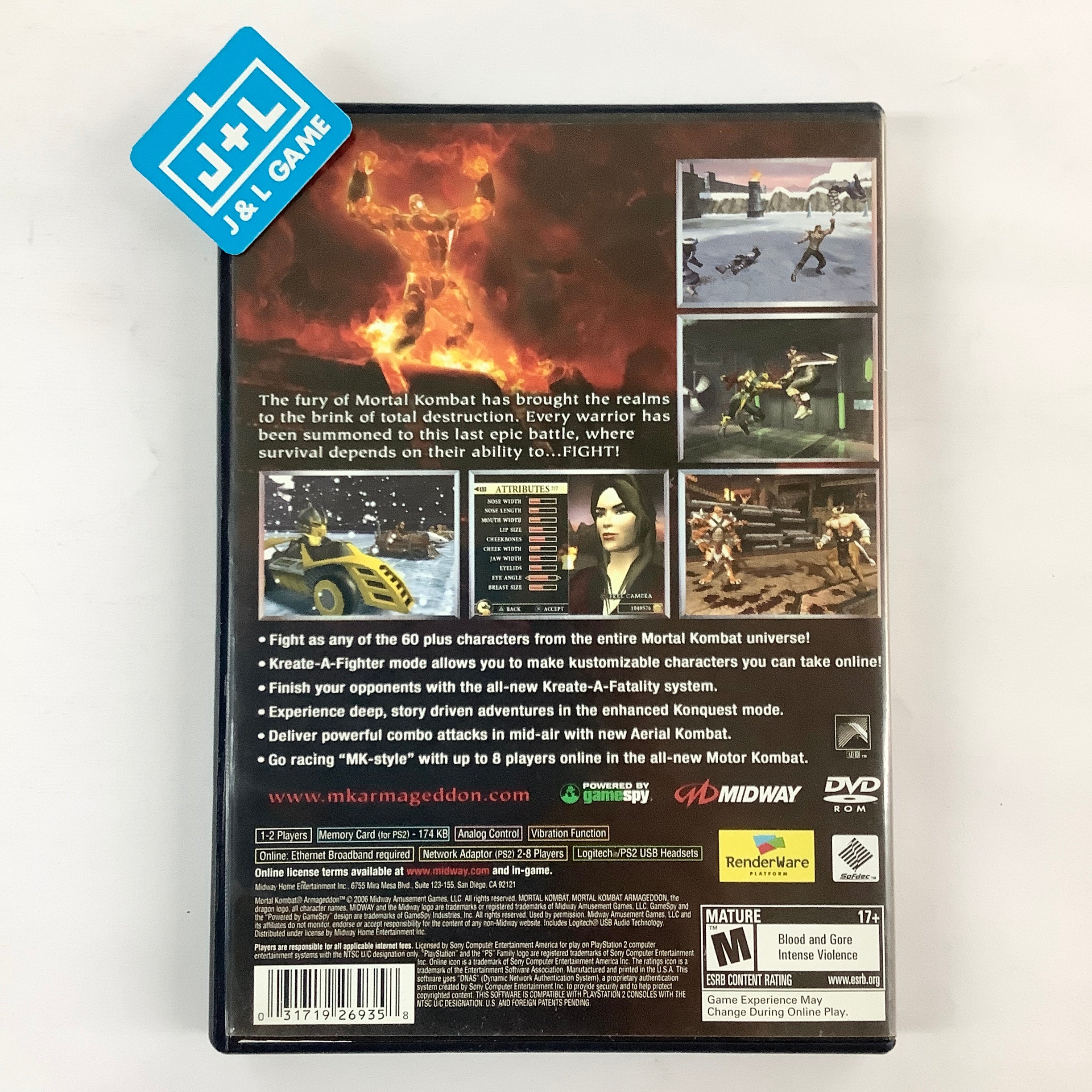 Mortal Kombat: Armageddon - (PS2) PlayStation 2 [Pre-Owned] Video Games Midway   