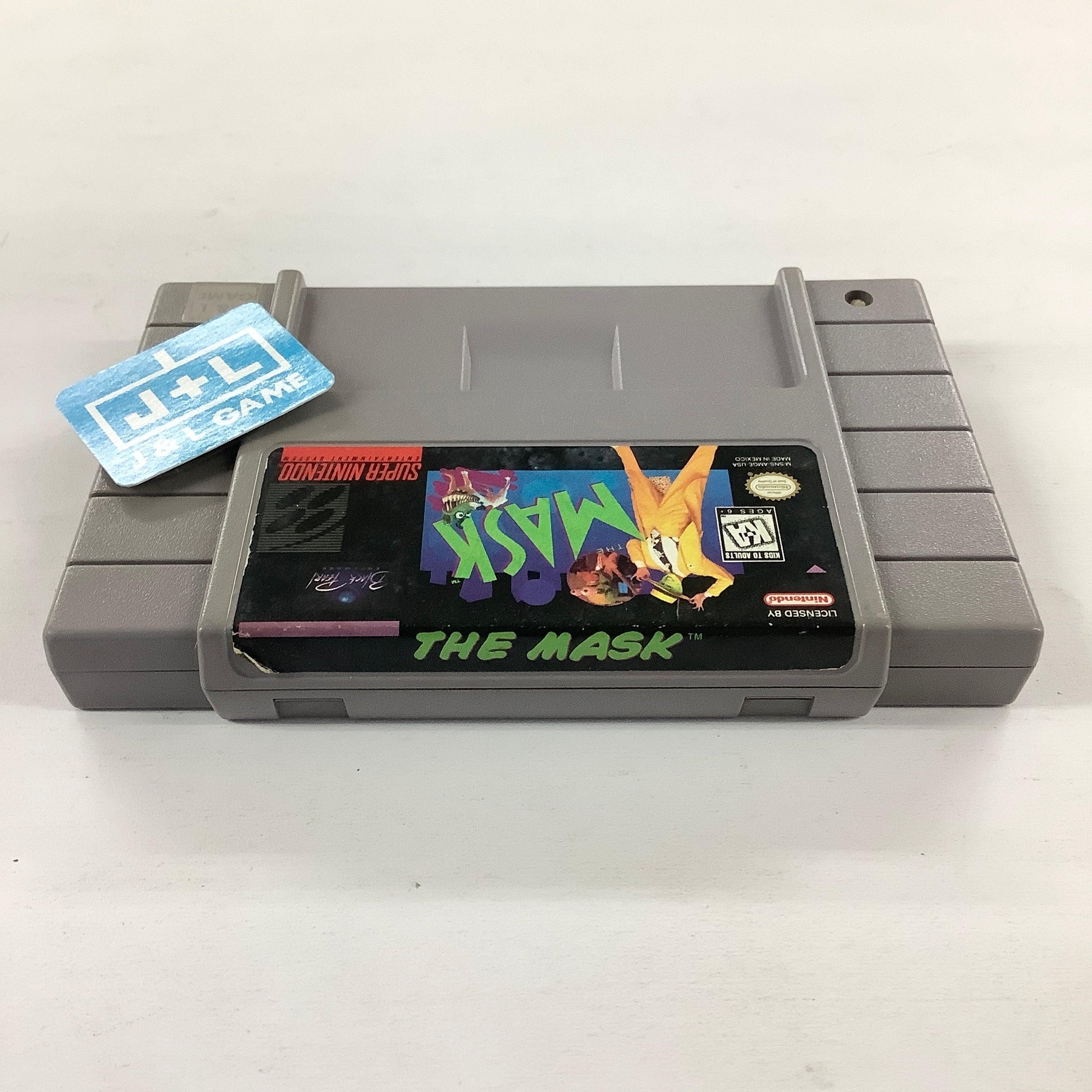 The Mask - (SNES) Super Nintendo [Pre-Owned] Video Games Black Pearl   