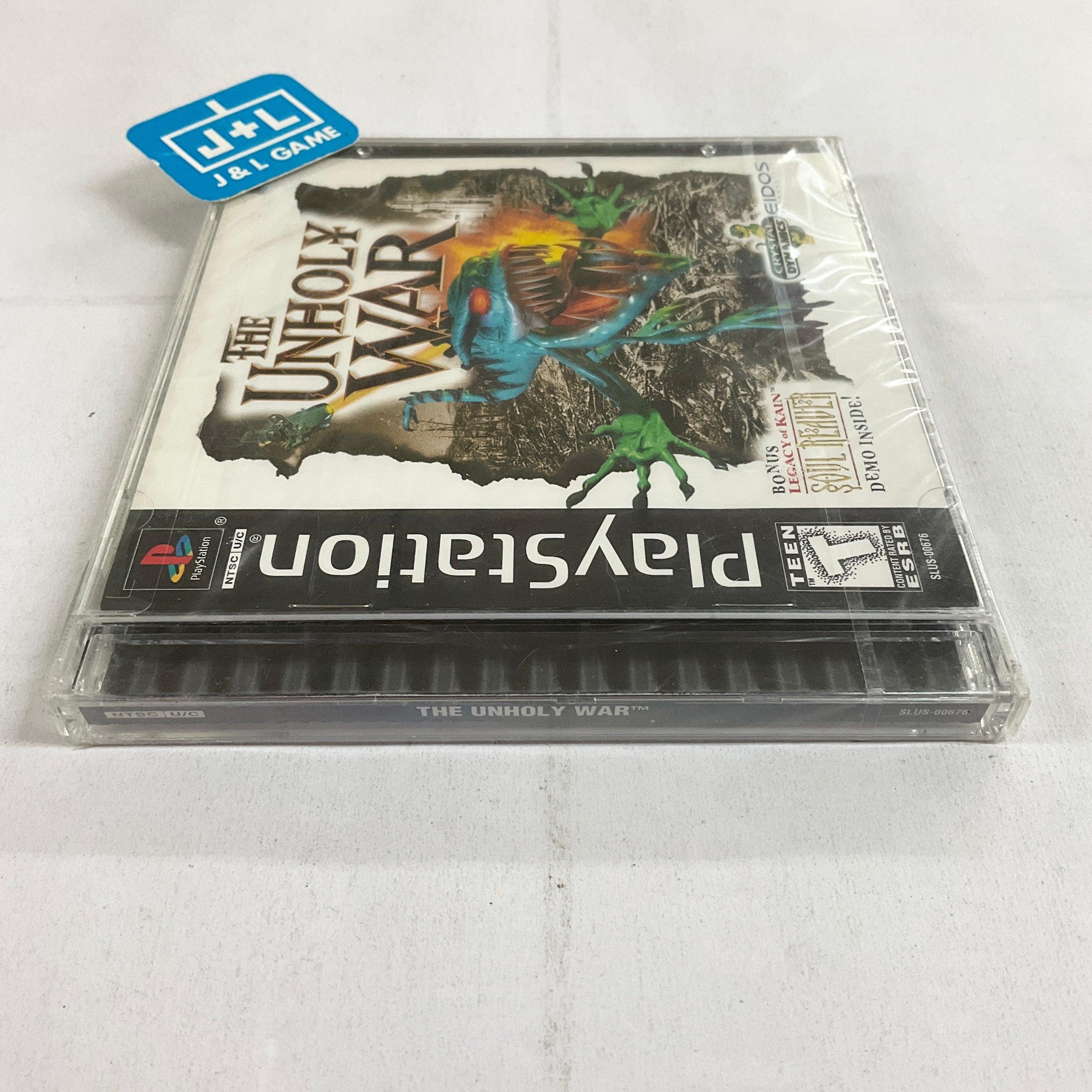 The Unholy War - (PS1) Playstation 1 Video Games EIDOS   