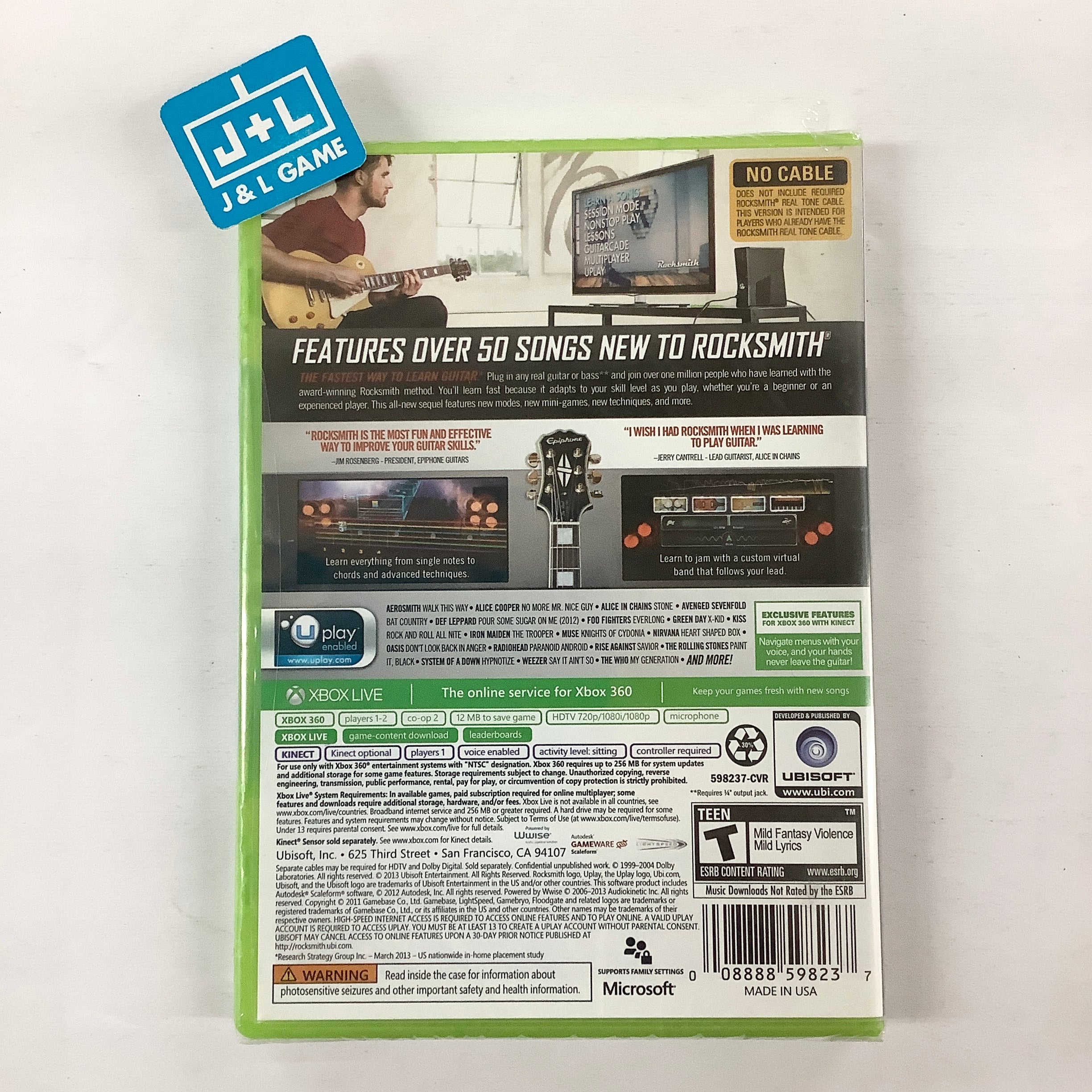 Rocksmith 2014 Edition - Xbox 360 Video Games Ubisoft   