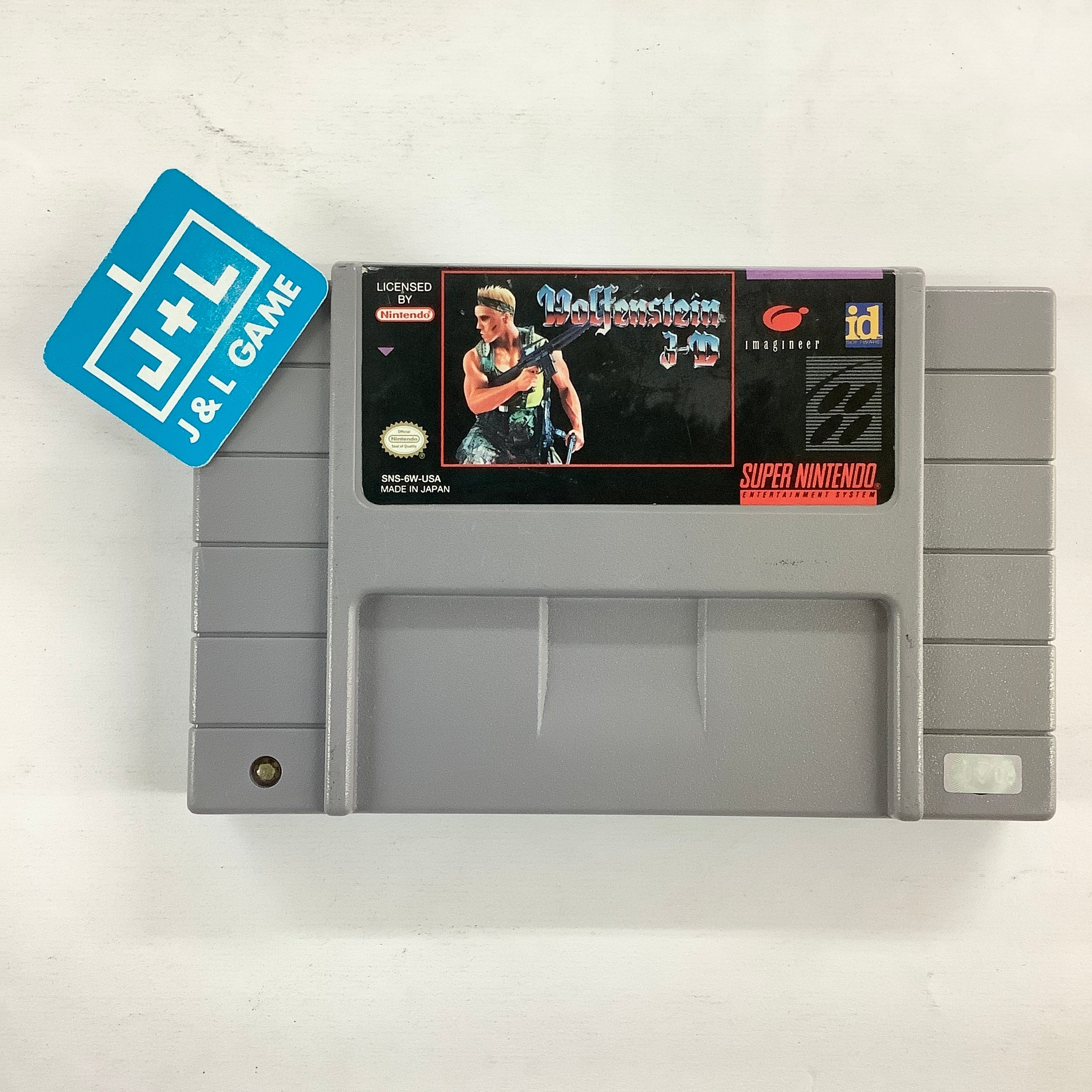 Wolfenstein 3D (SNES) Super Nintendo [Pre-Owned] J&L Game