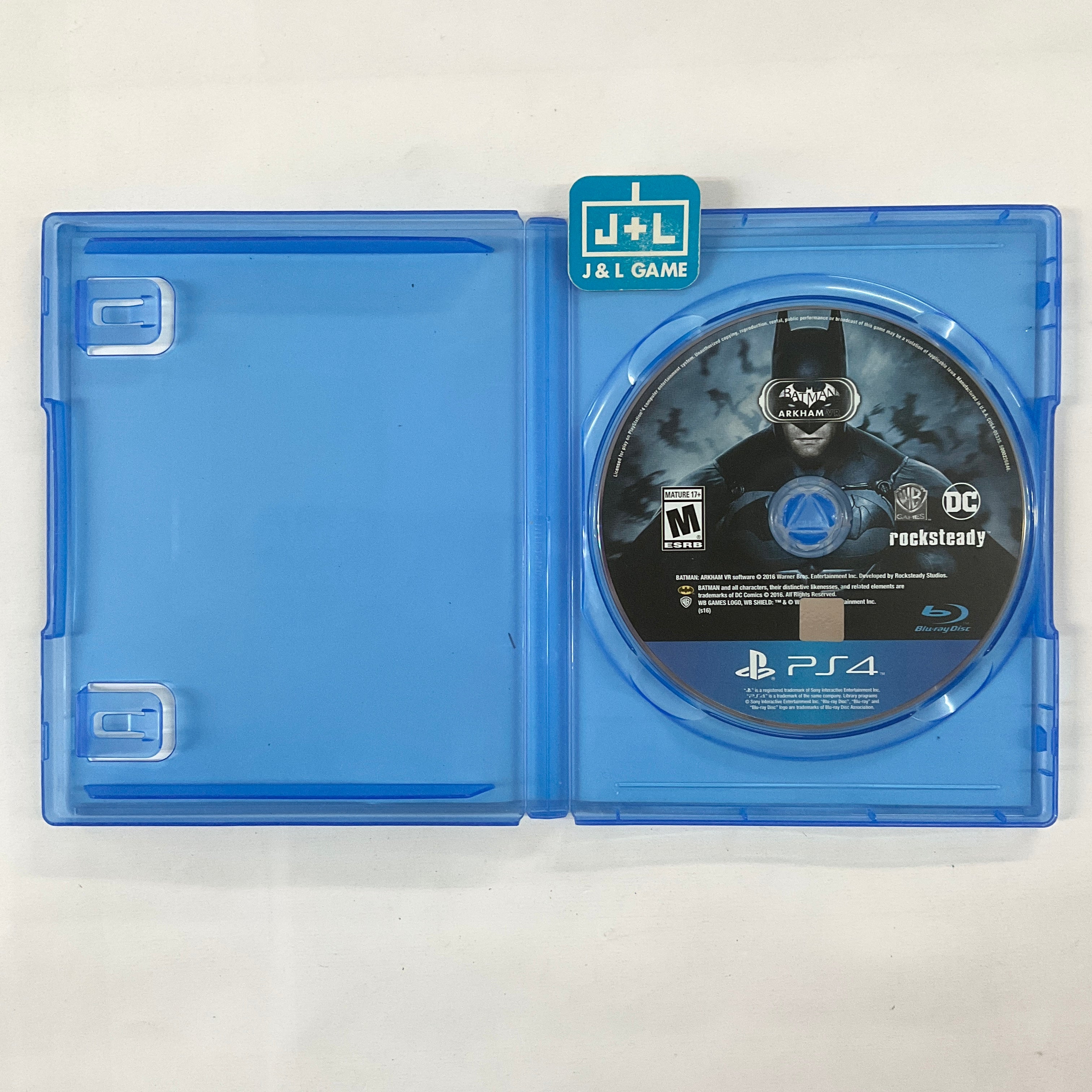Batman: Arkham VR (PlayStation VR)- (PS4) PlayStation 4 [Pre-Owned] Video Games Warner Bros. Interactive Entertainment   