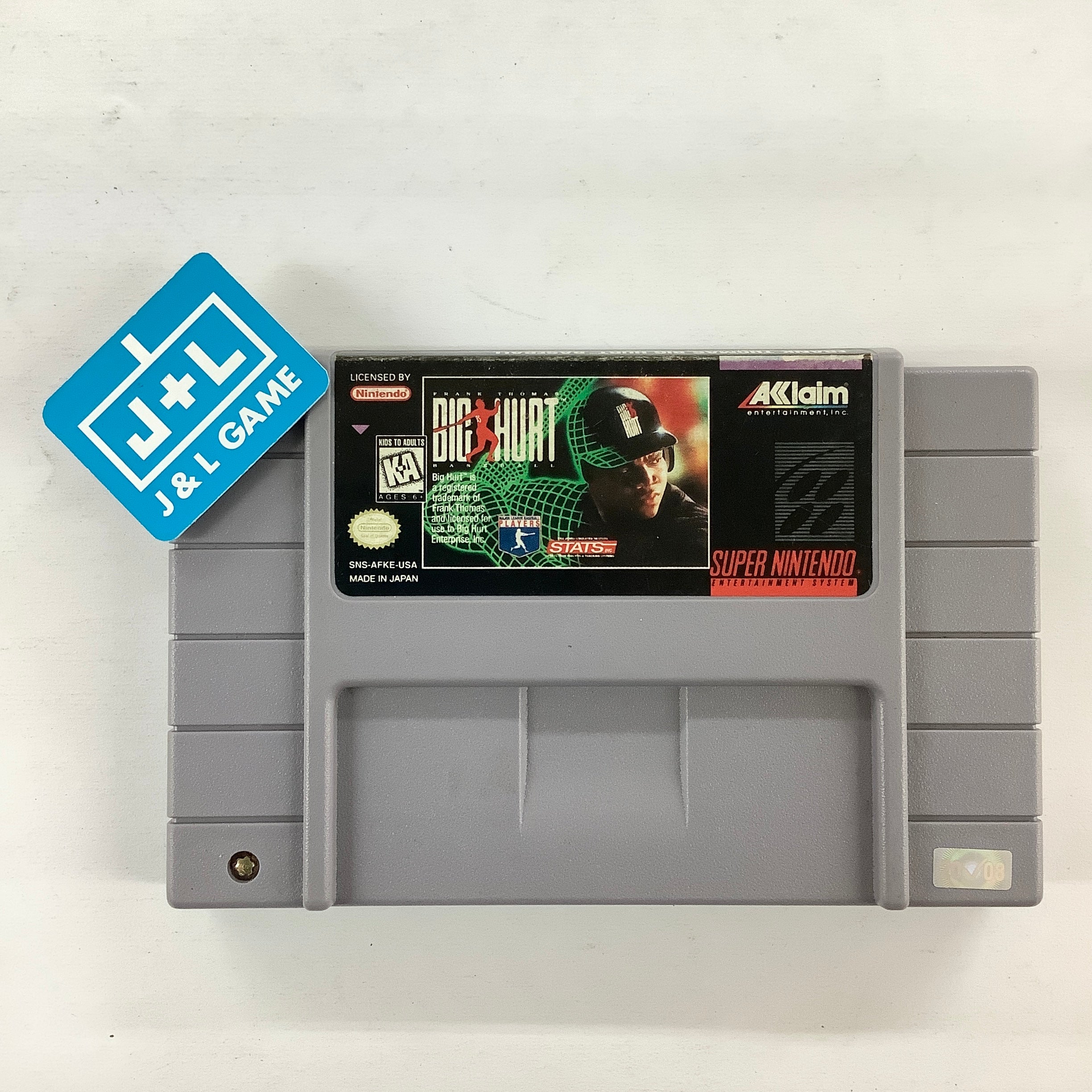 Frank Thomas Big Hurt Baseball - (SNES) Super Nintendo [Pre-Owned