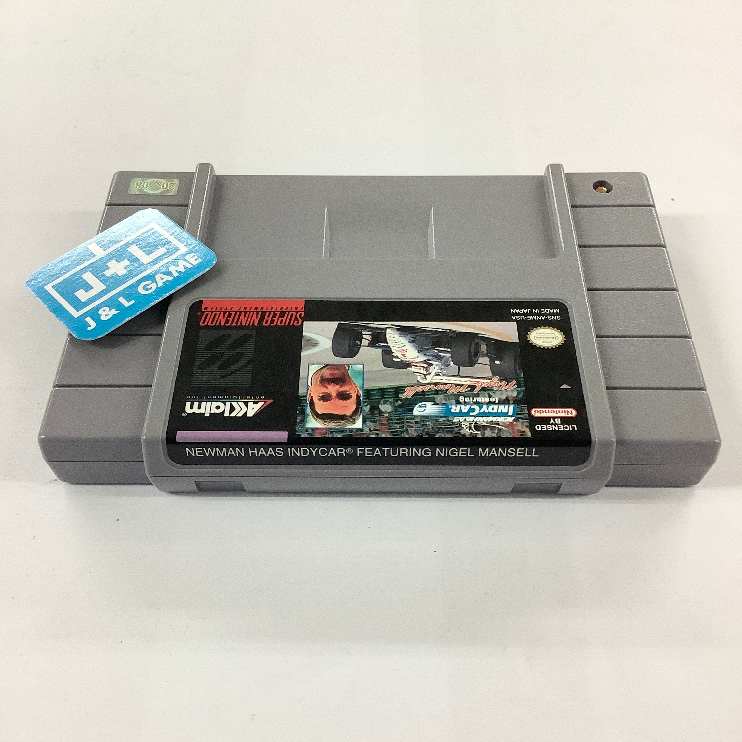 Newman/Haas Indy Car featuring Nigel Mansell - (SNES) Super Nintendo [Pre-Owned] Video Games Acclaim   