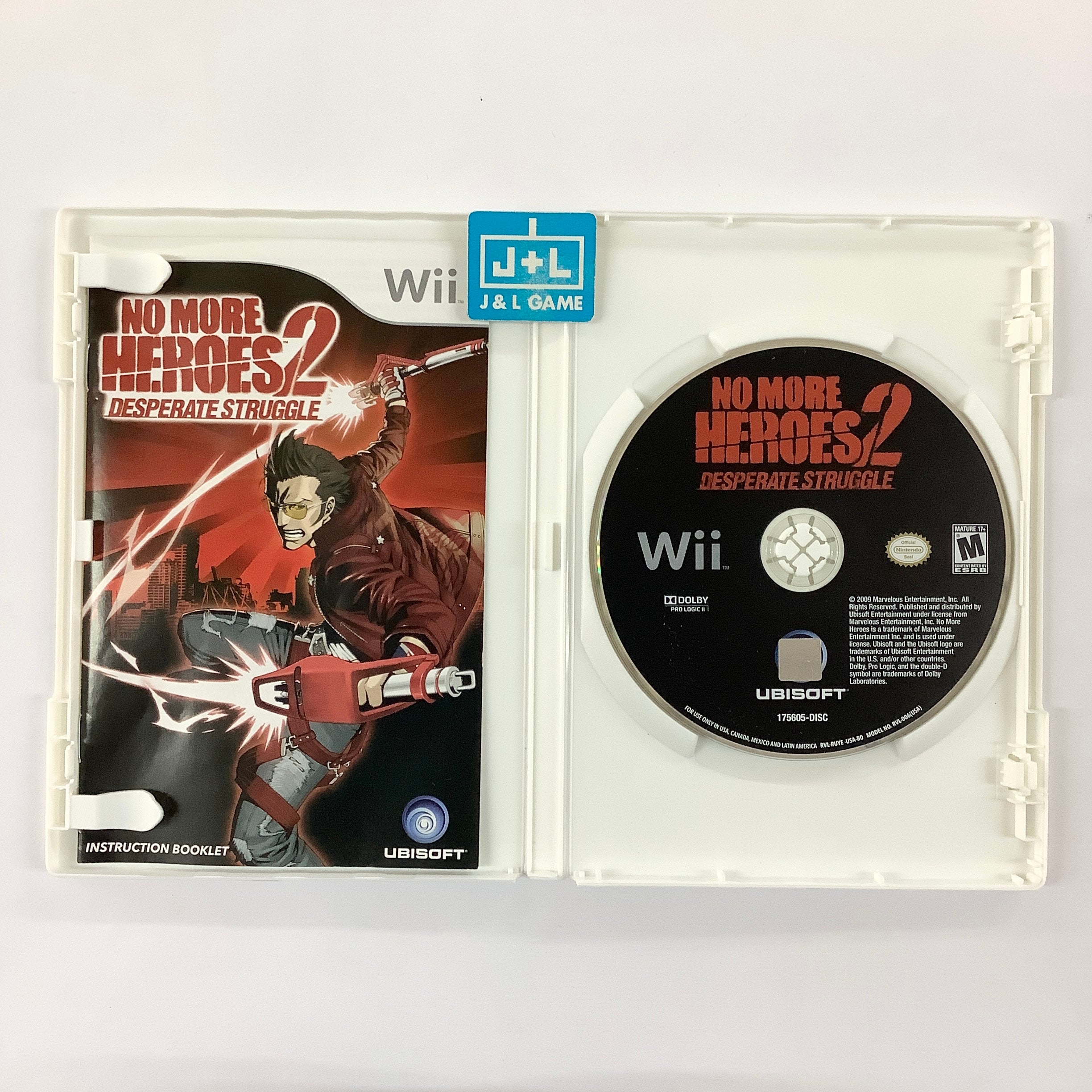 No More Heroes 2: Desperate Struggle - Nintendo Wii [Pre-Owned] Video Games Ubisoft   