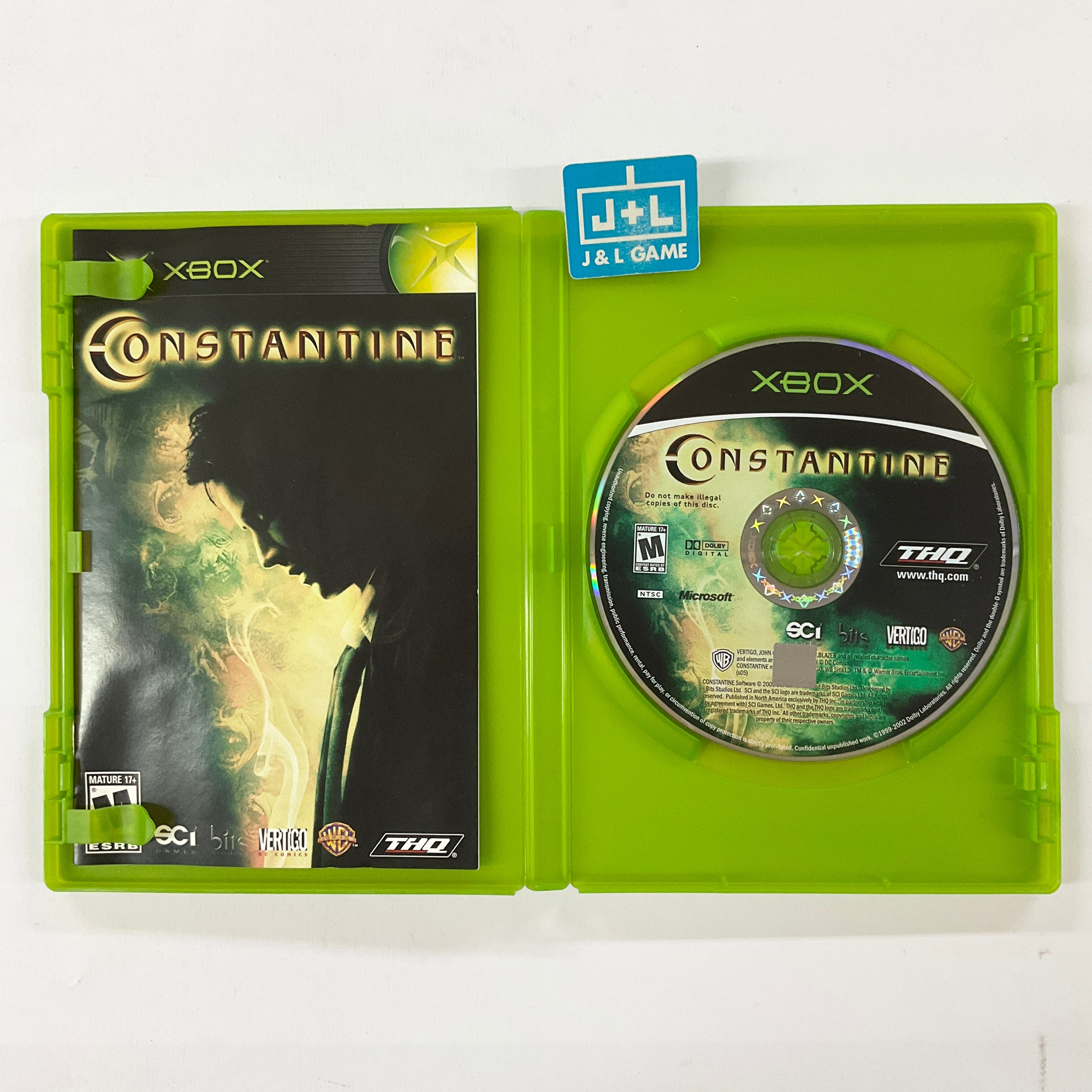 Constantine - (XB) Xbox [Pre-Owned] Video Games THQ   