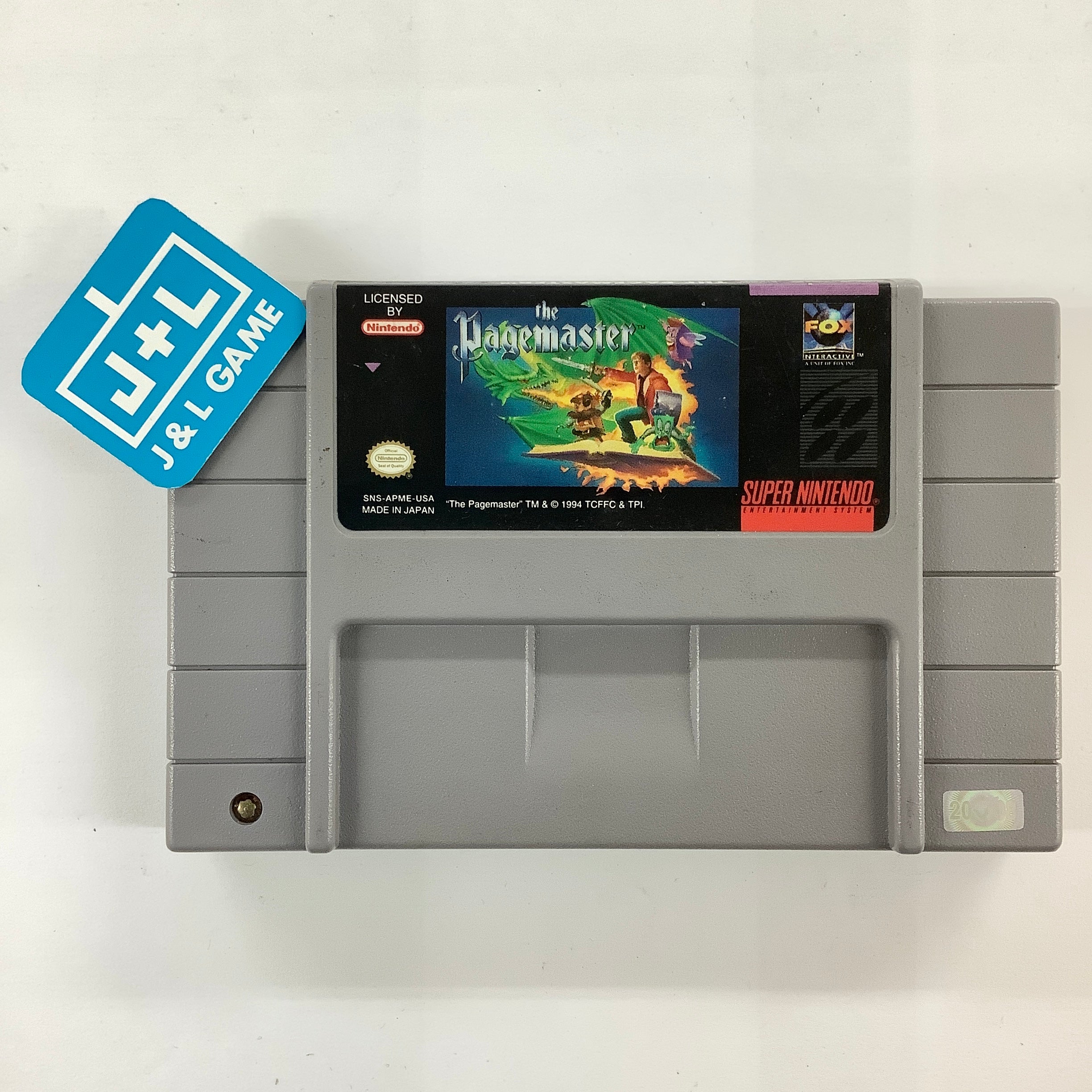 The Pagemaster - (SNES) Super Nintendo [Pre-Owned] Video Games Fox Interactive   