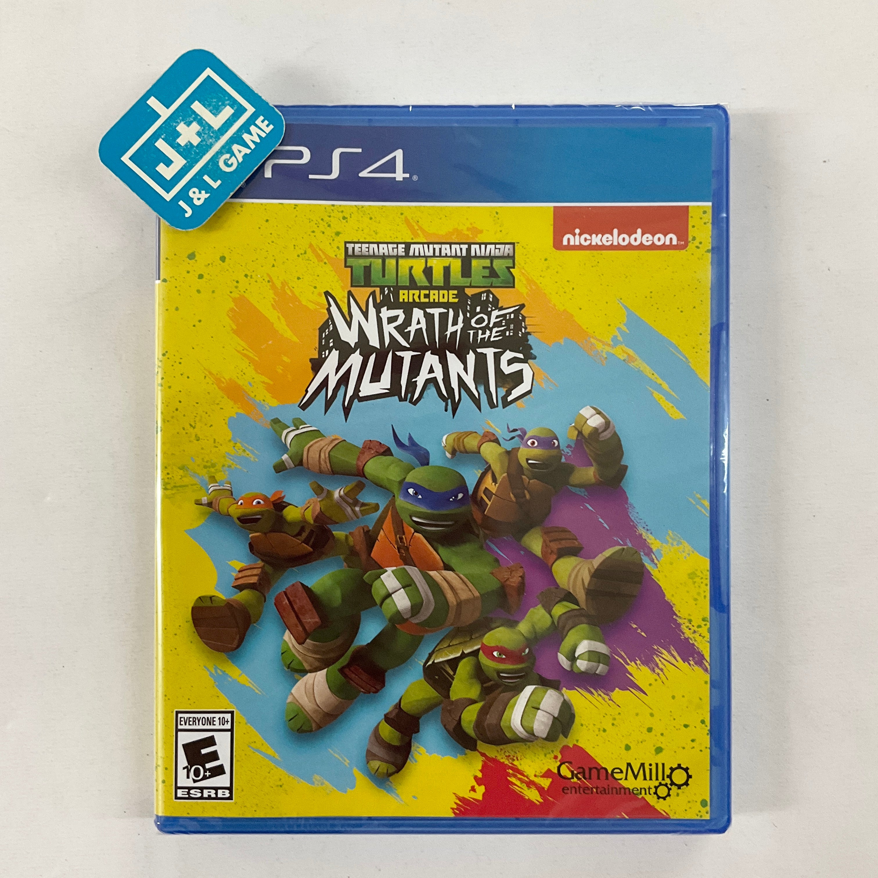 Teenage Mutant Ninja Turtles Arcade: Wrath of the Mutants - (PS4) PlayStation 4 Video Games Game Mill   