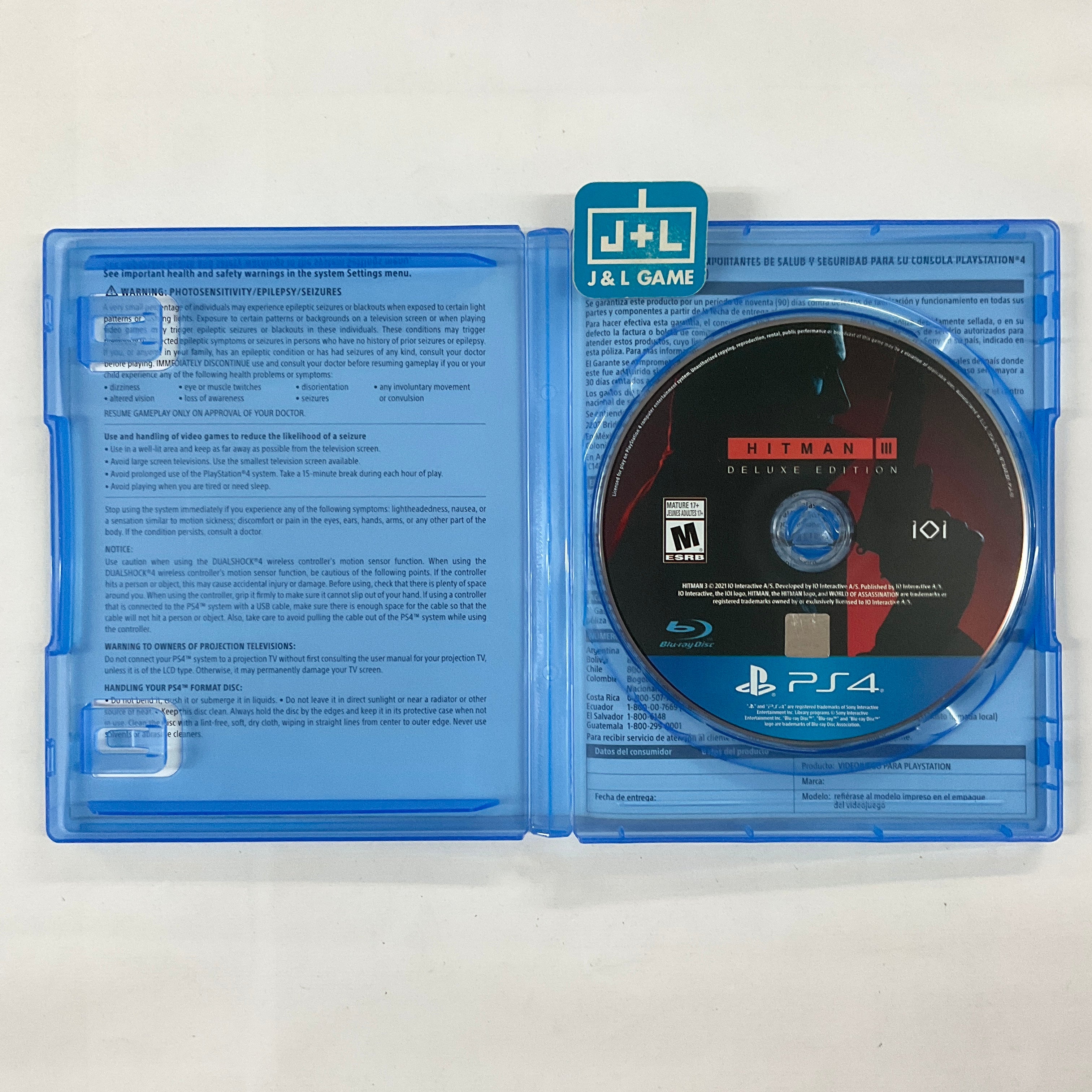 Hitman 3 (Deluxe Edition) - (PS4) PlayStation 4 [Pre-Owned] Video Games IO Interactive A/S   